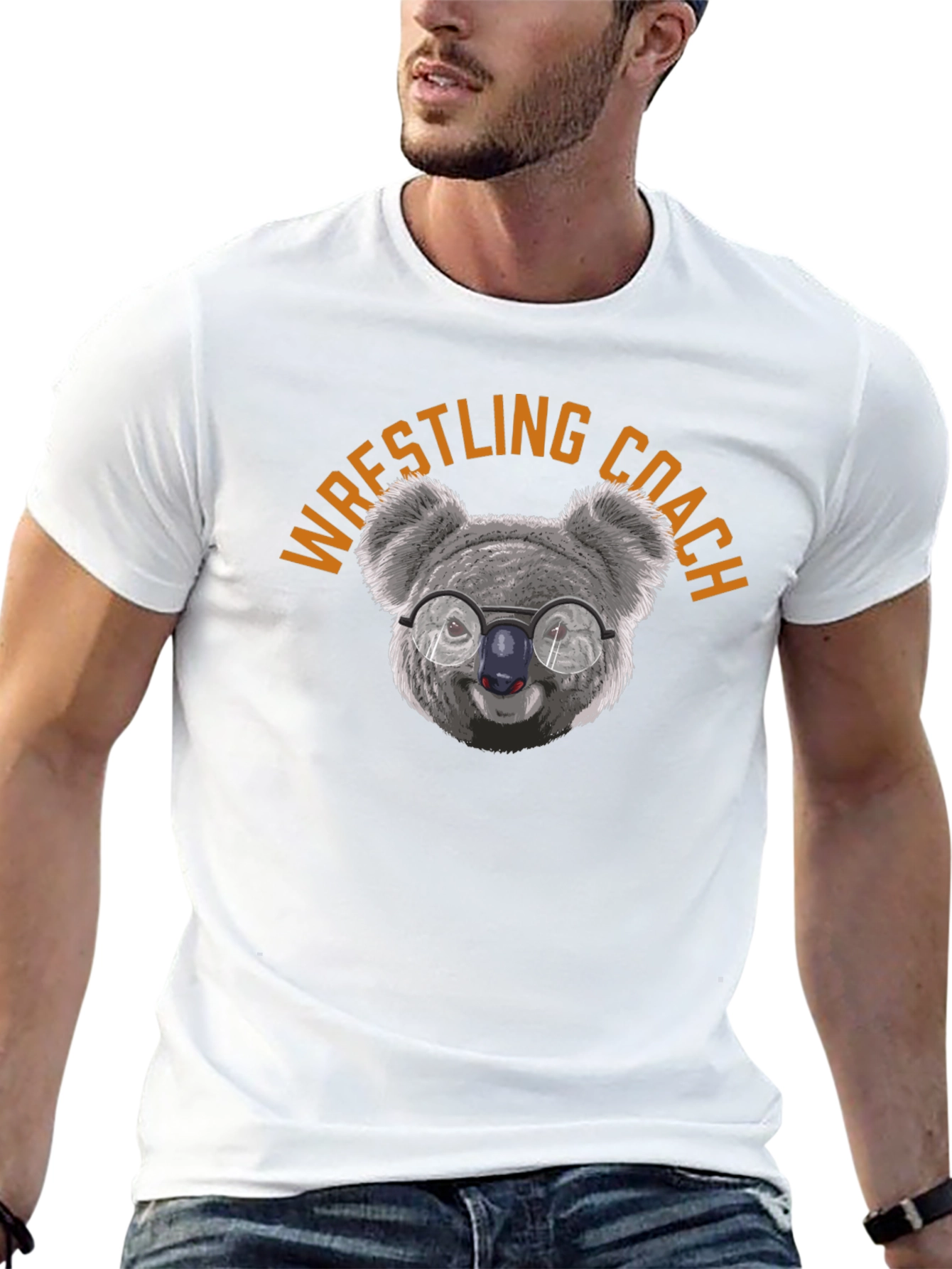 Wrestling Coach Koala T-Shirt - Funny Graphic Tee