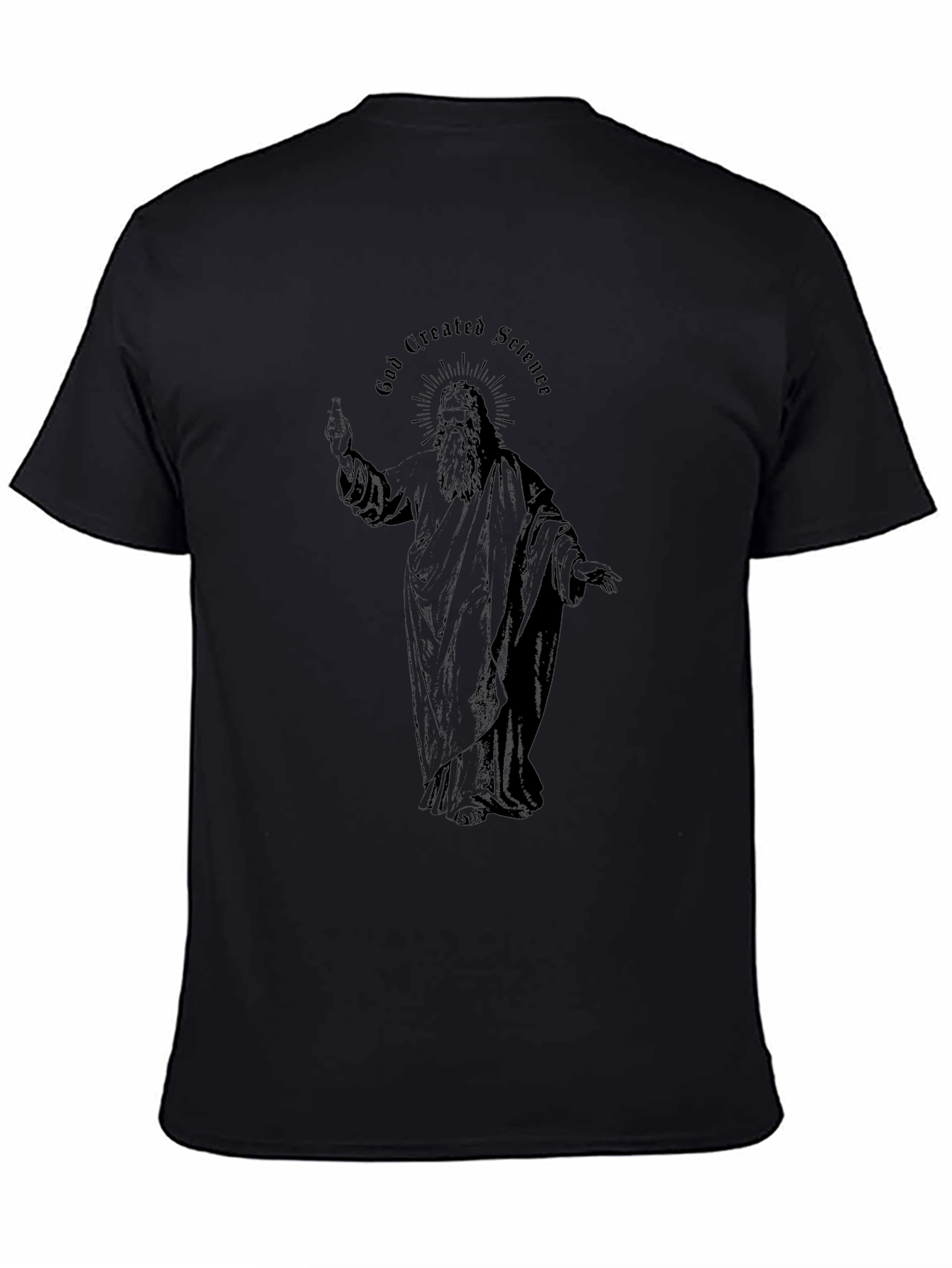 God Created Science Graphic Tee