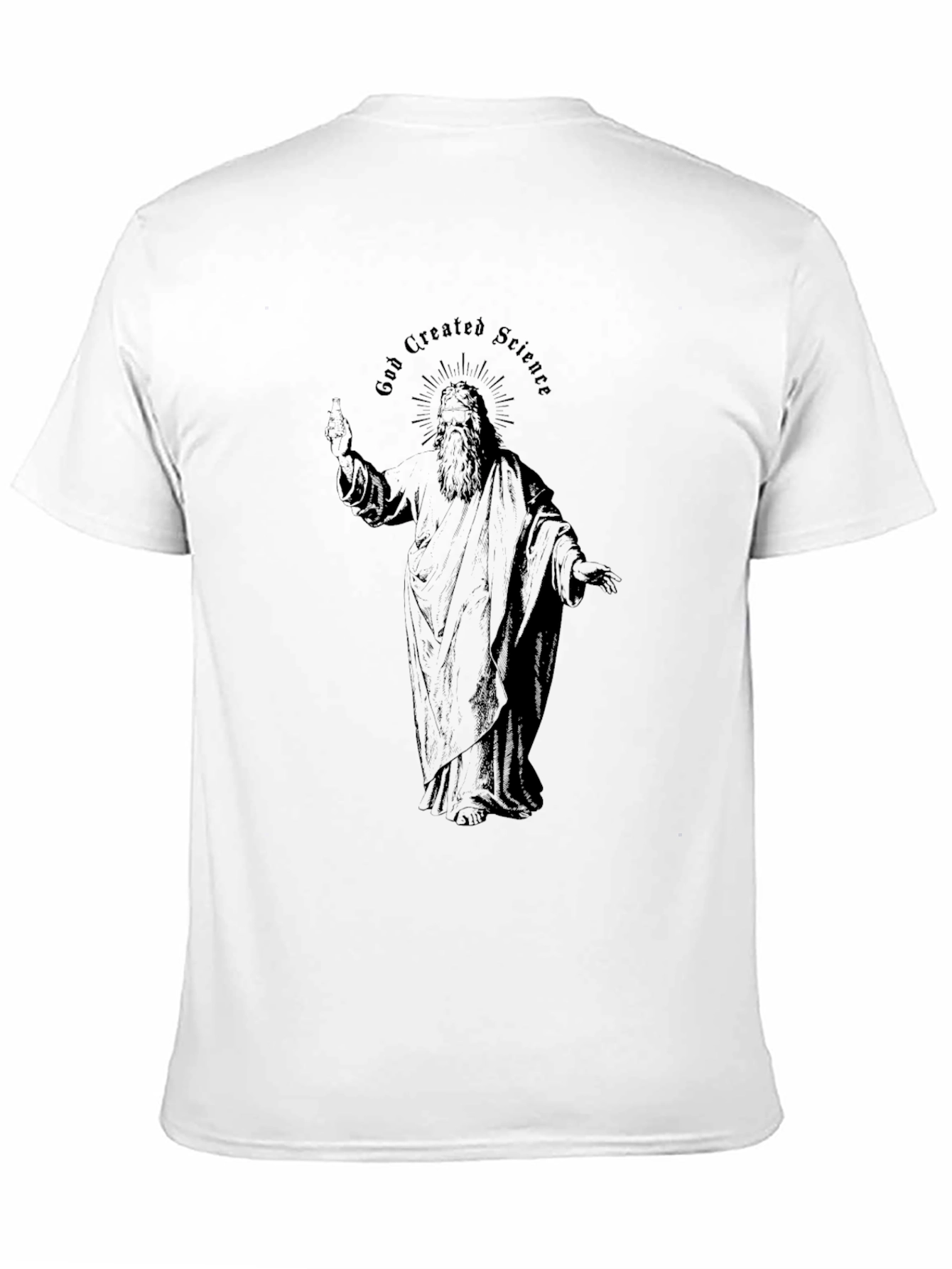God Created Science Graphic Tee