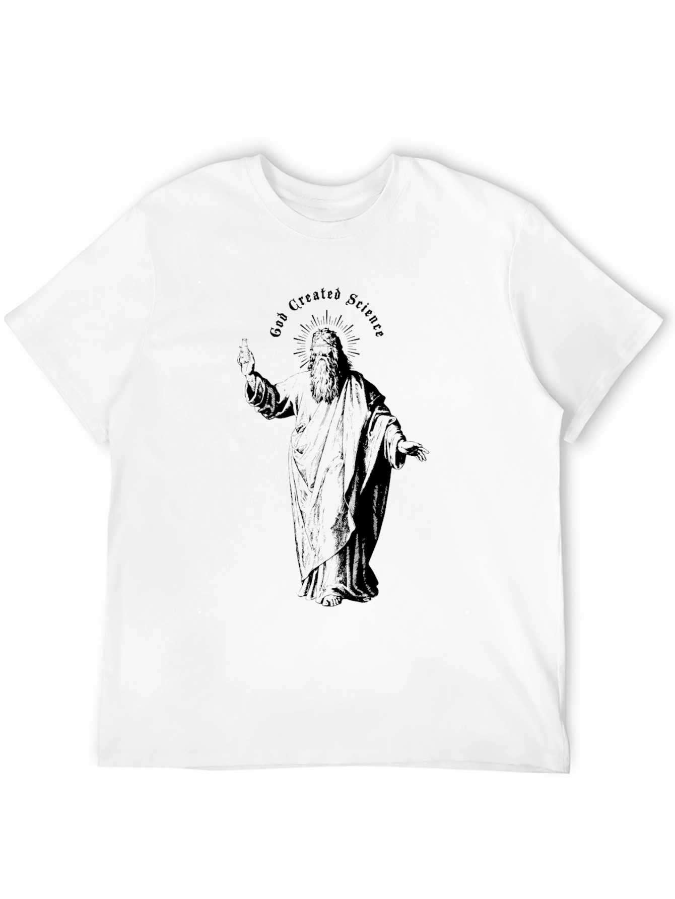 God Created Science Graphic Tee
