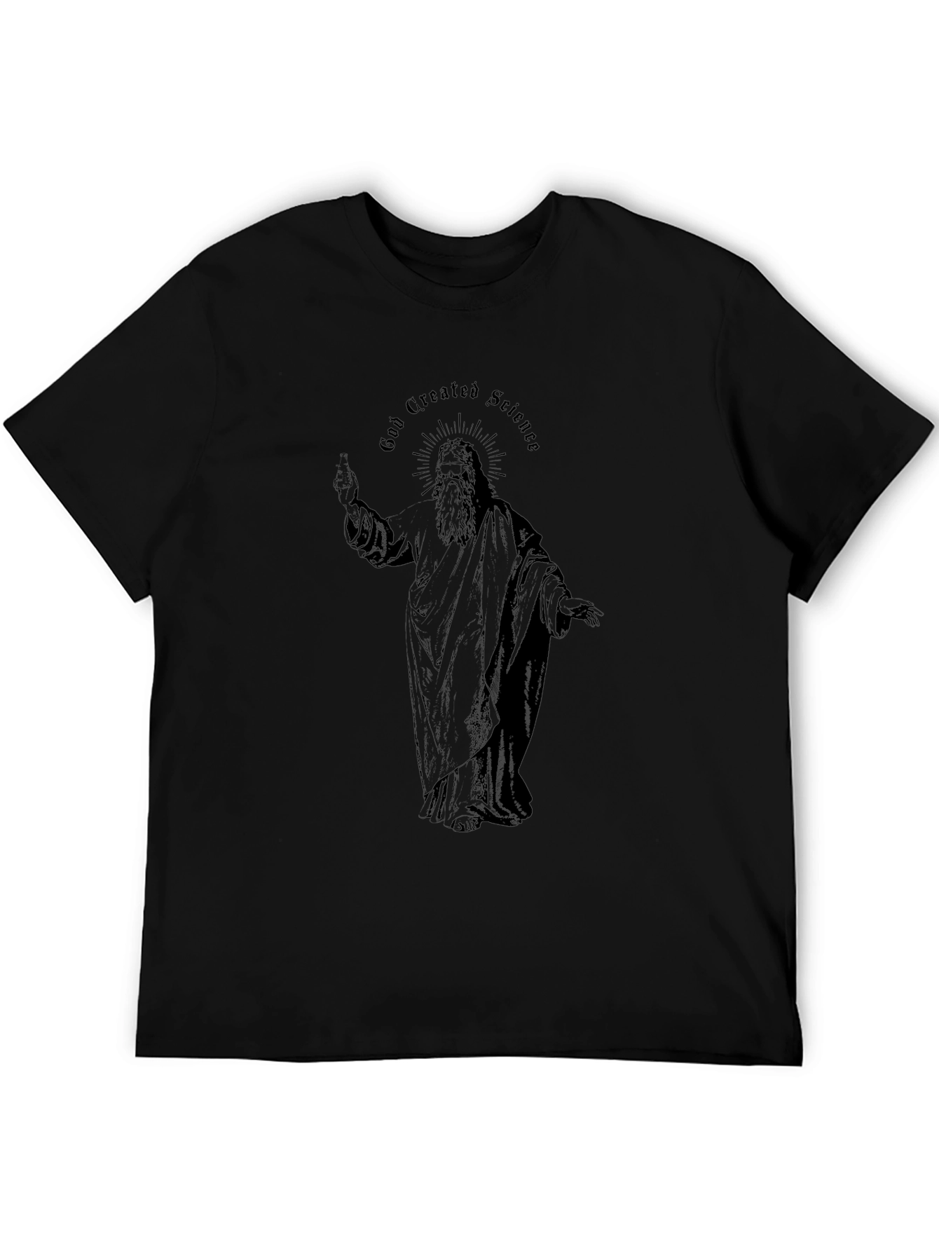 God Created Science Graphic Tee