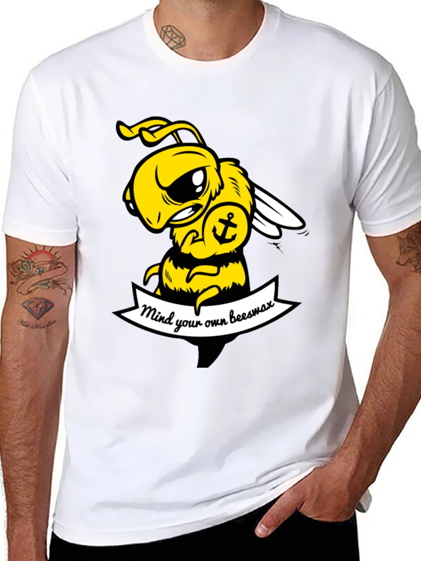 Mind Your Own Beeswax Graphic Tee