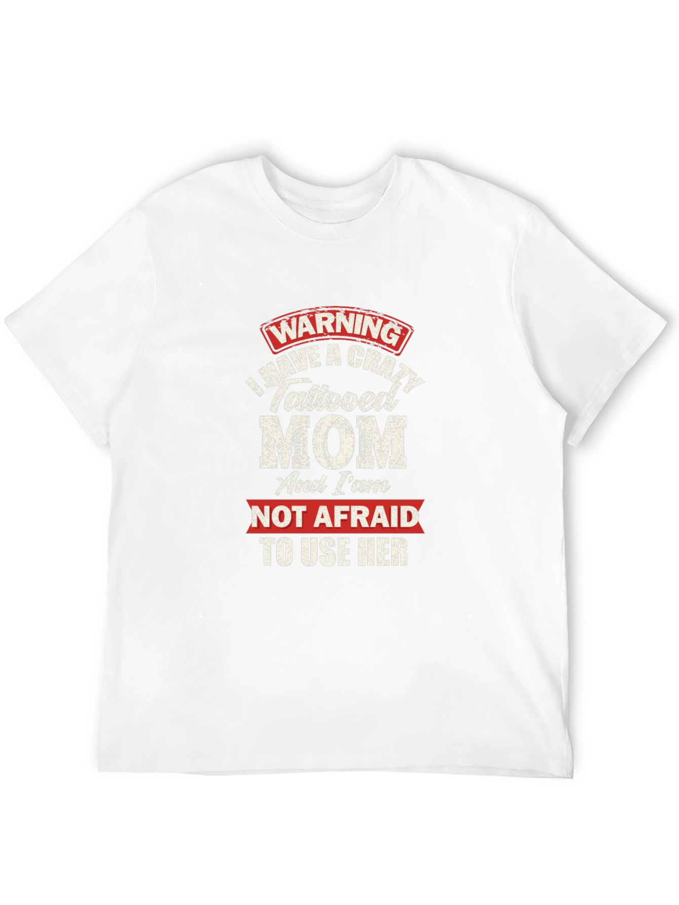 Crazy Tattooed Mom Graphic Tee - Novelty Gift T-Shirt