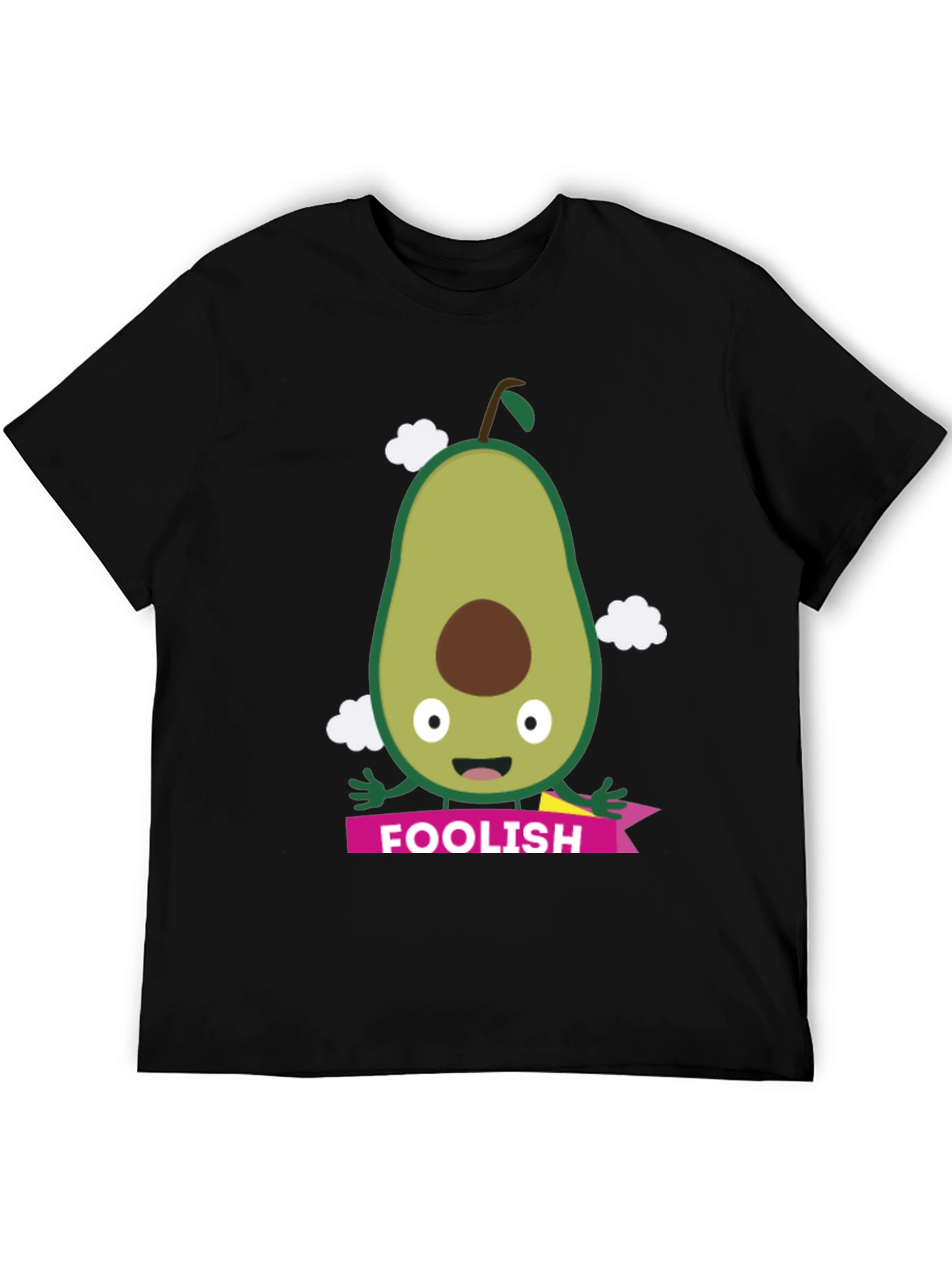 Funny Avocado Foolish Graphic T-Shirt