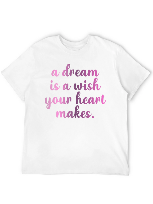 Dream Wish Heart T-Shirt - Black