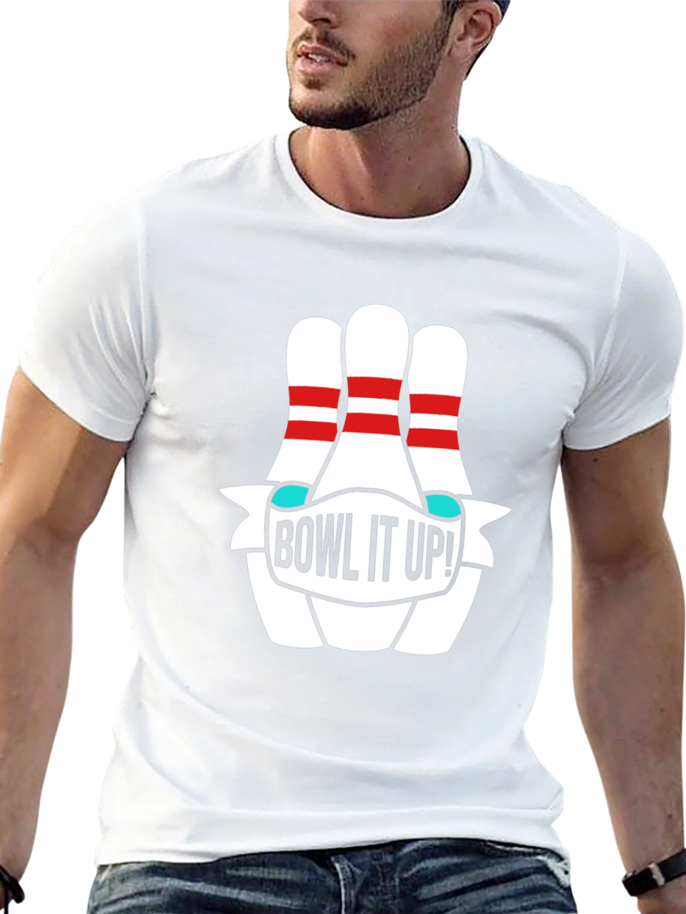 Bowl It Up! Bowling Pin Graphic Tee