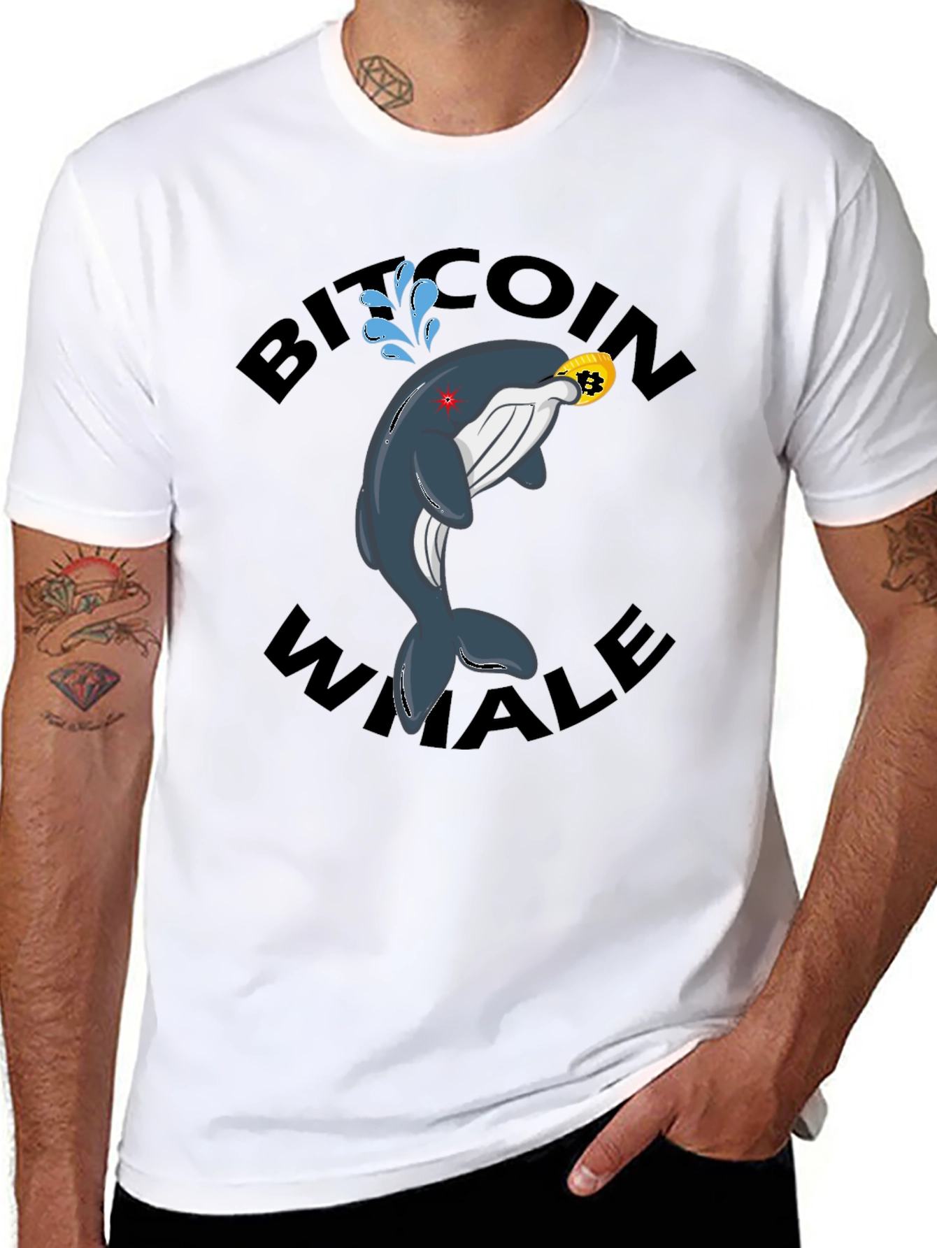 Bitcoin Whale Graphic Tee