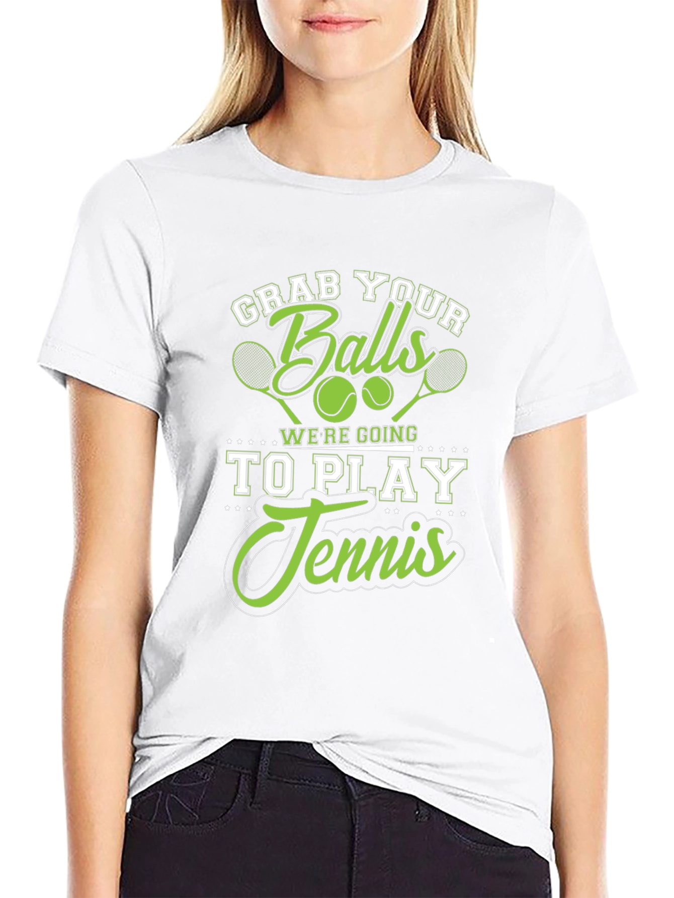 Grab Your Balls Tennis Graphic Tee