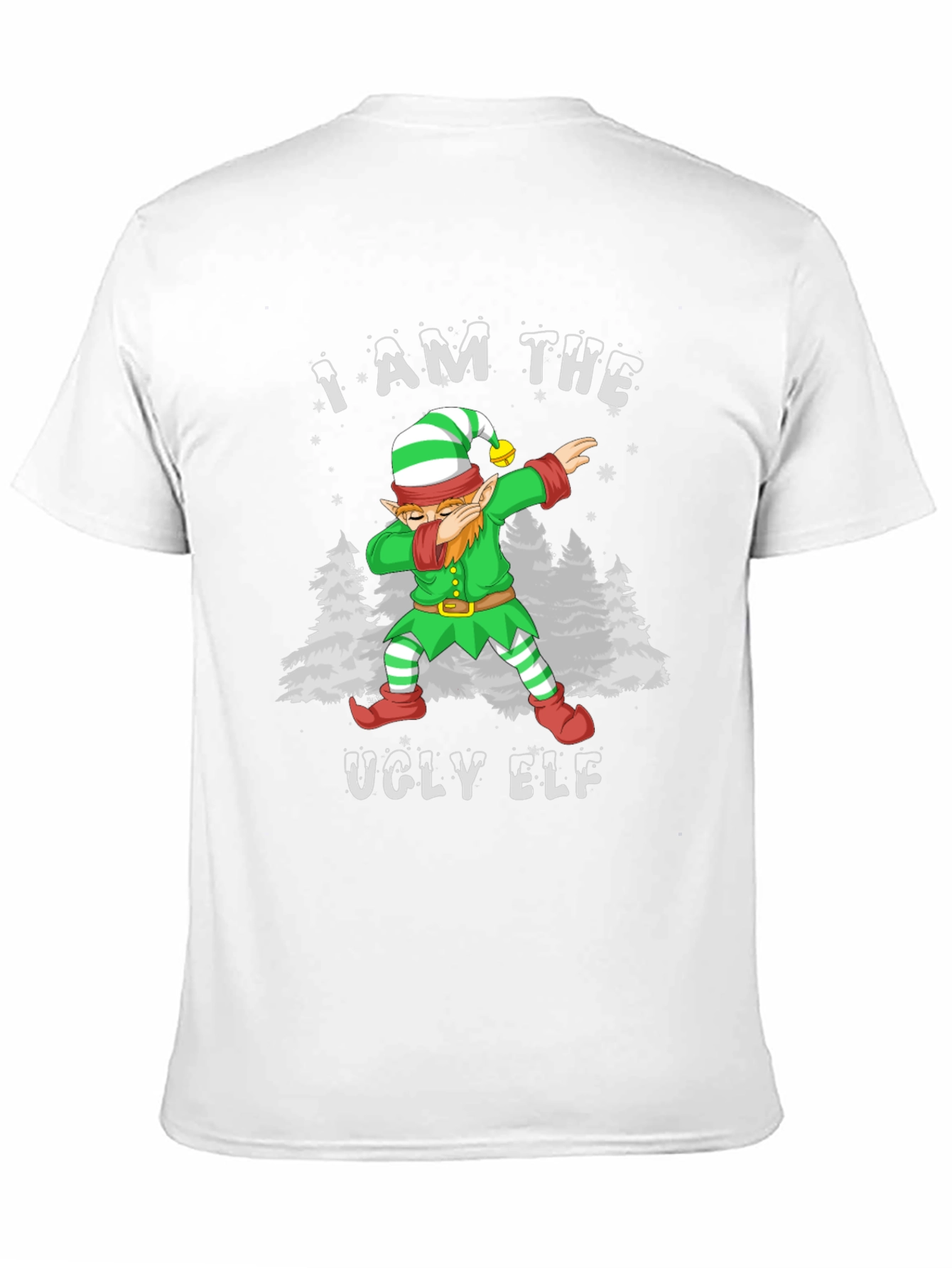 Ugly Elf Dabbing Christmas T-Shirt