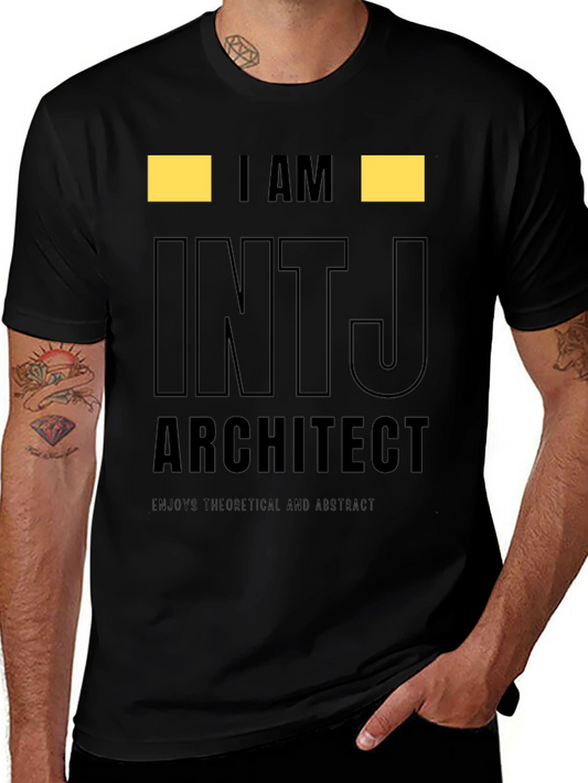 INTJ Architect Black T-Shirt