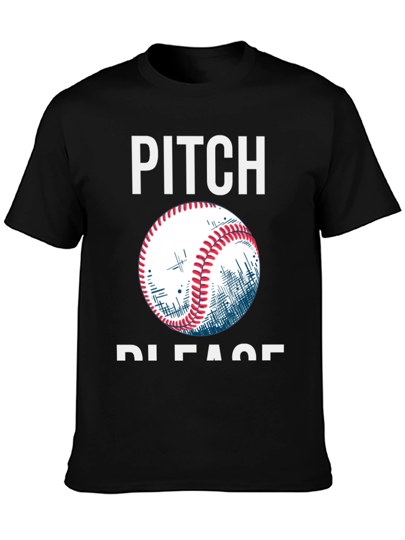 Pitch Please Baseball Graphic Tee