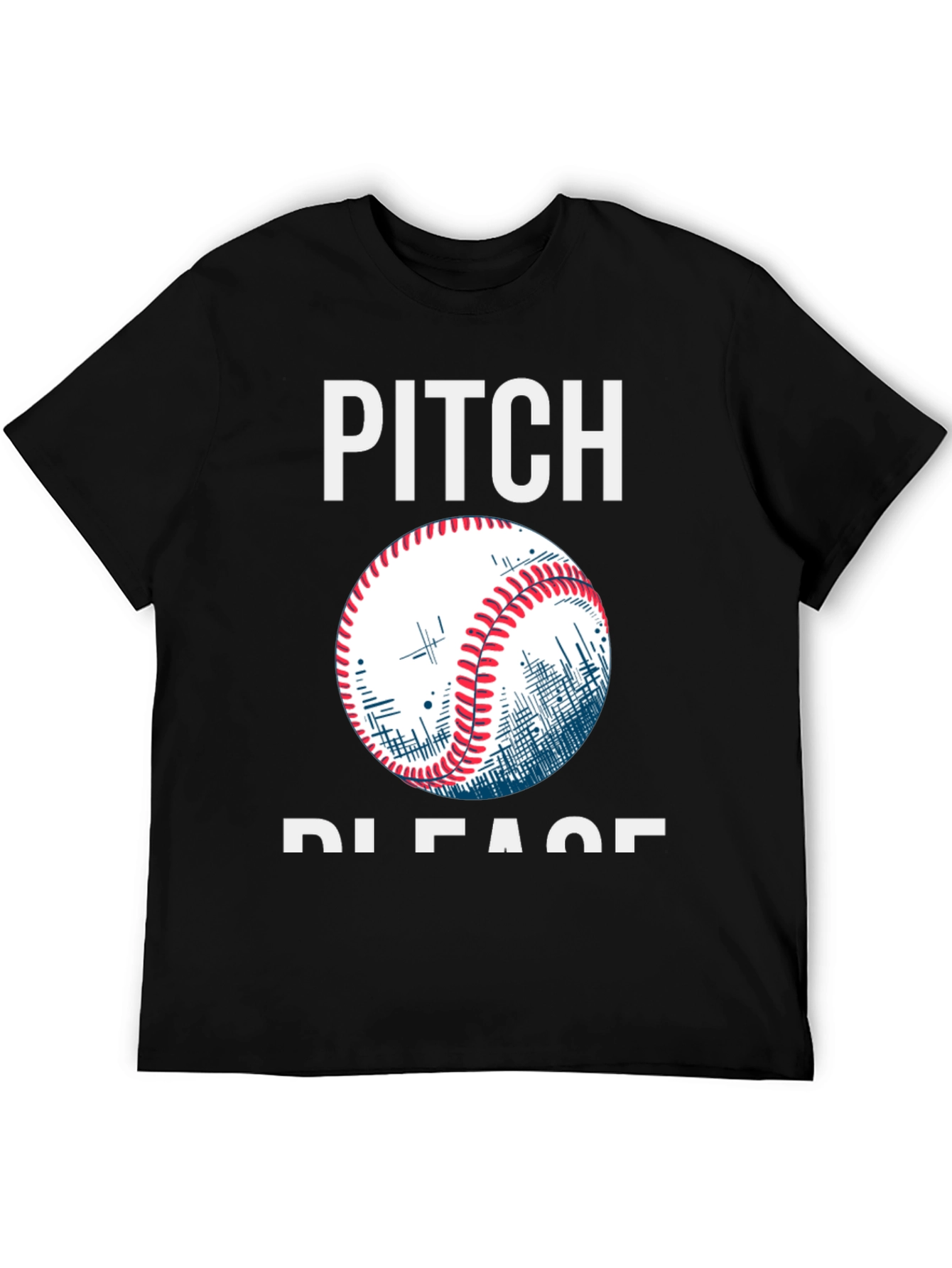 Pitch Please Baseball Graphic Tee