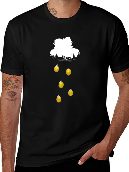 Rainy Day Popcorn T-Shirt - Unique Graphic Tee