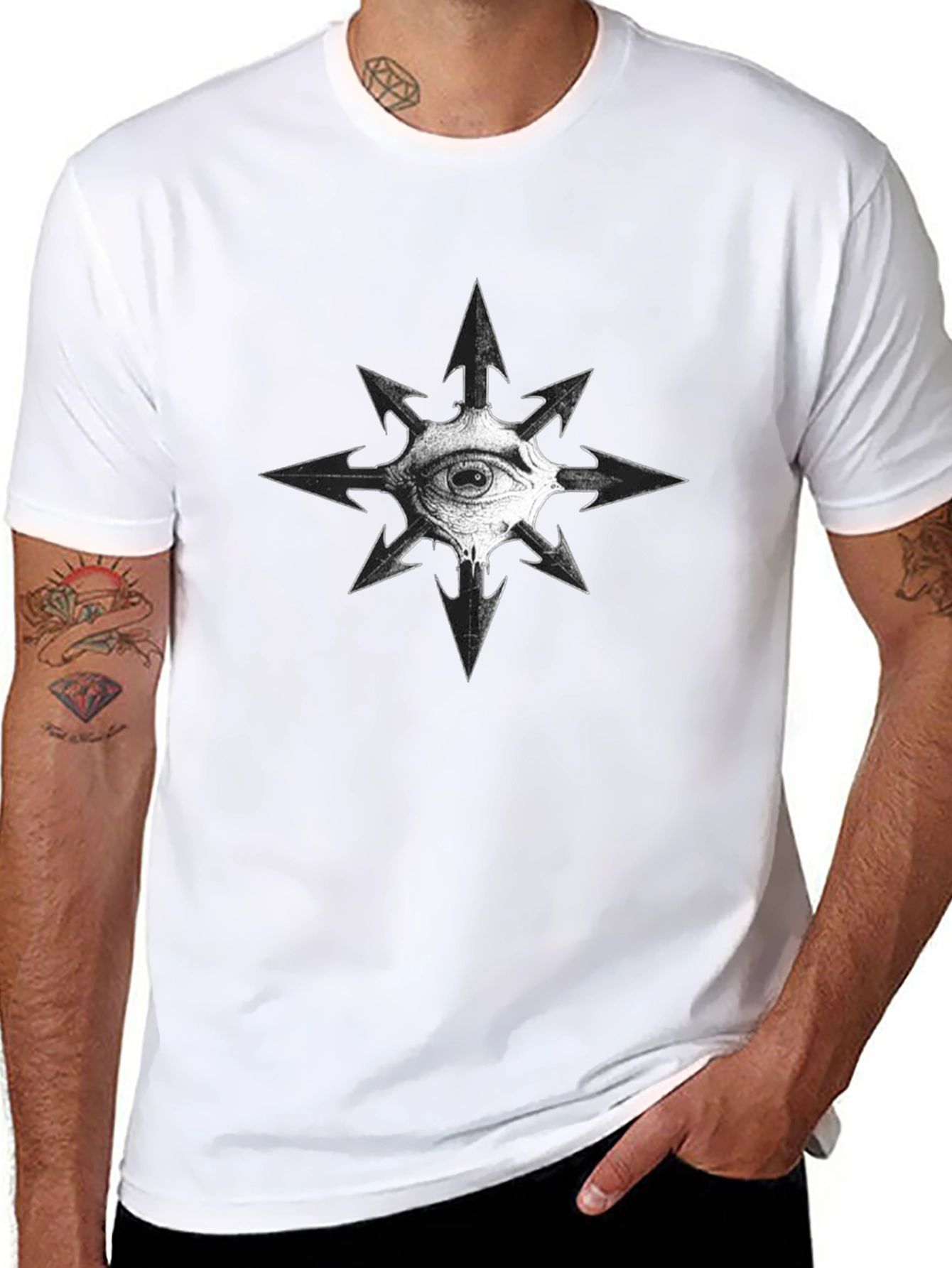Eye of Chaos Black T-Shirt