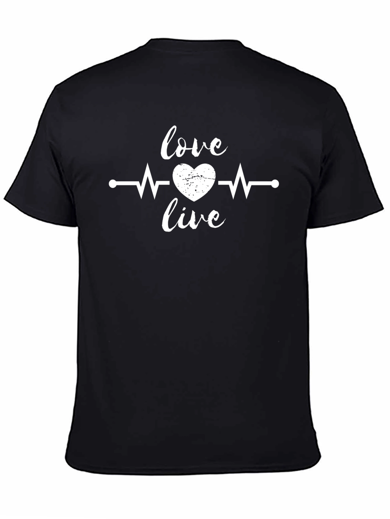 Love Live Heartbeat Graphic Tee - Trendy Casual Top