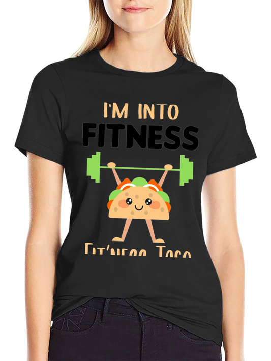 Fitness Taco Graphic Tee - Black