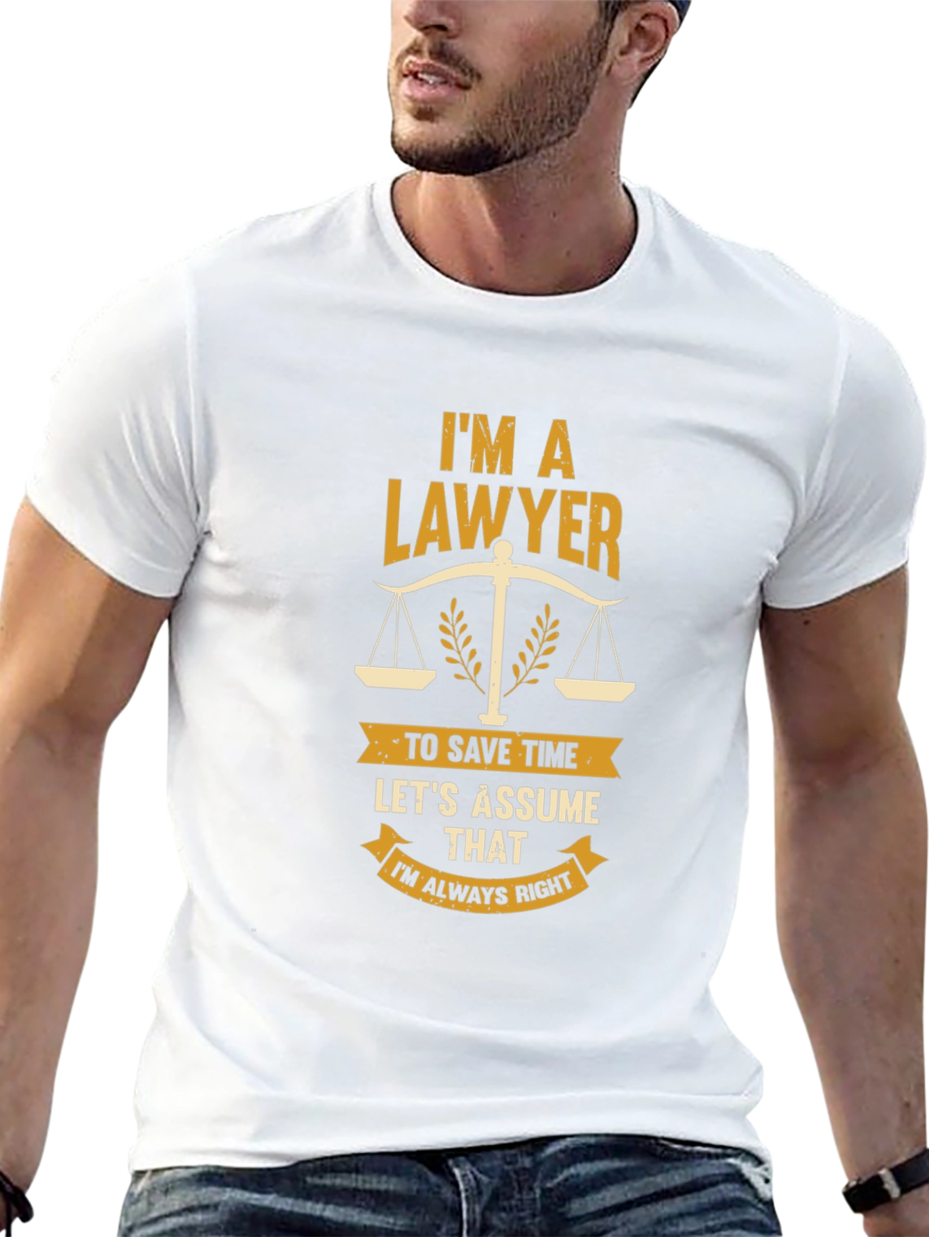 Lawyer Graphic Tee - Always Right Funny Gift
