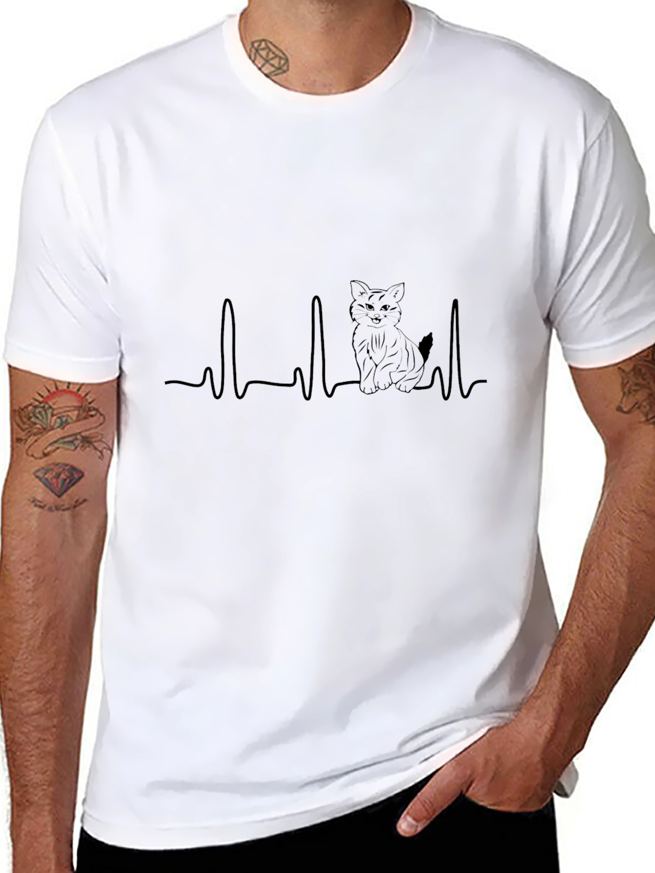 Cat Heartbeat T-Shirt