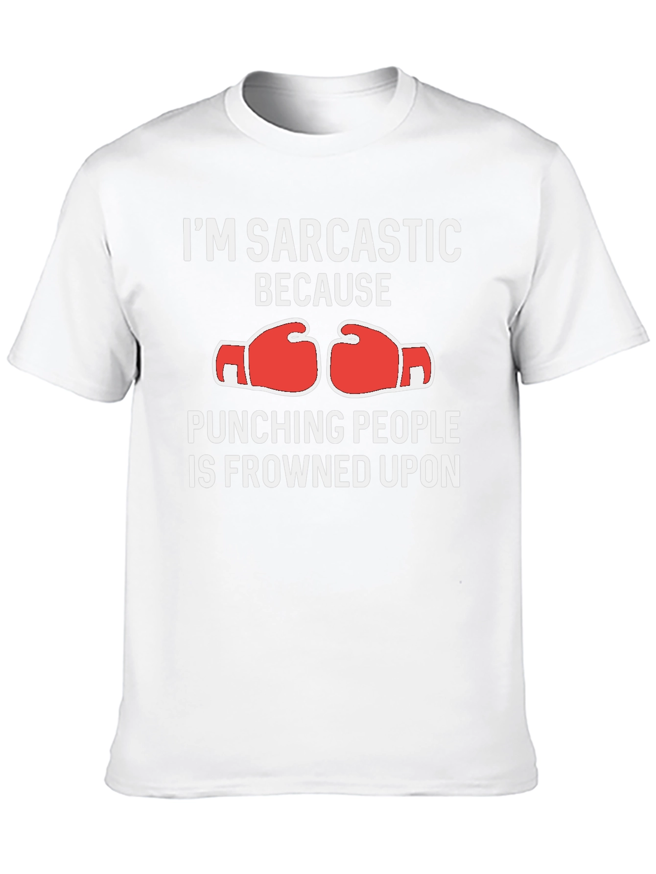 Sarcastic Punching People T-Shirt