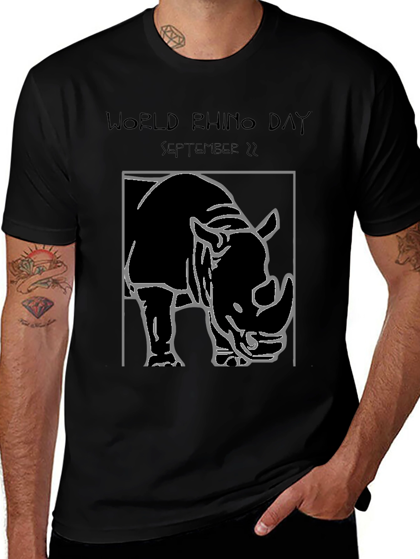 World Rhino Day T-Shirt September 22