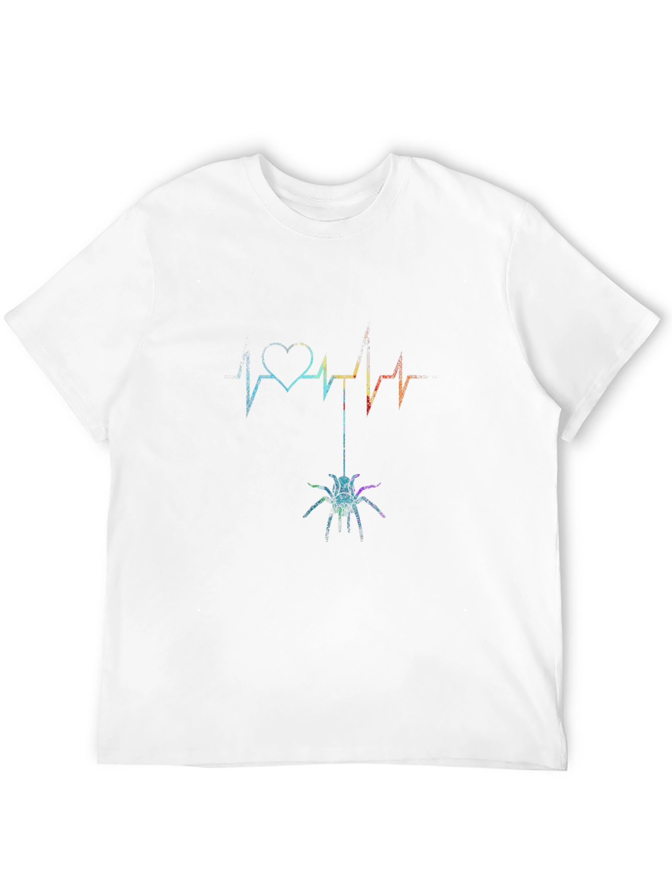Heartbeat Spider Graphic Tee - Unique Design