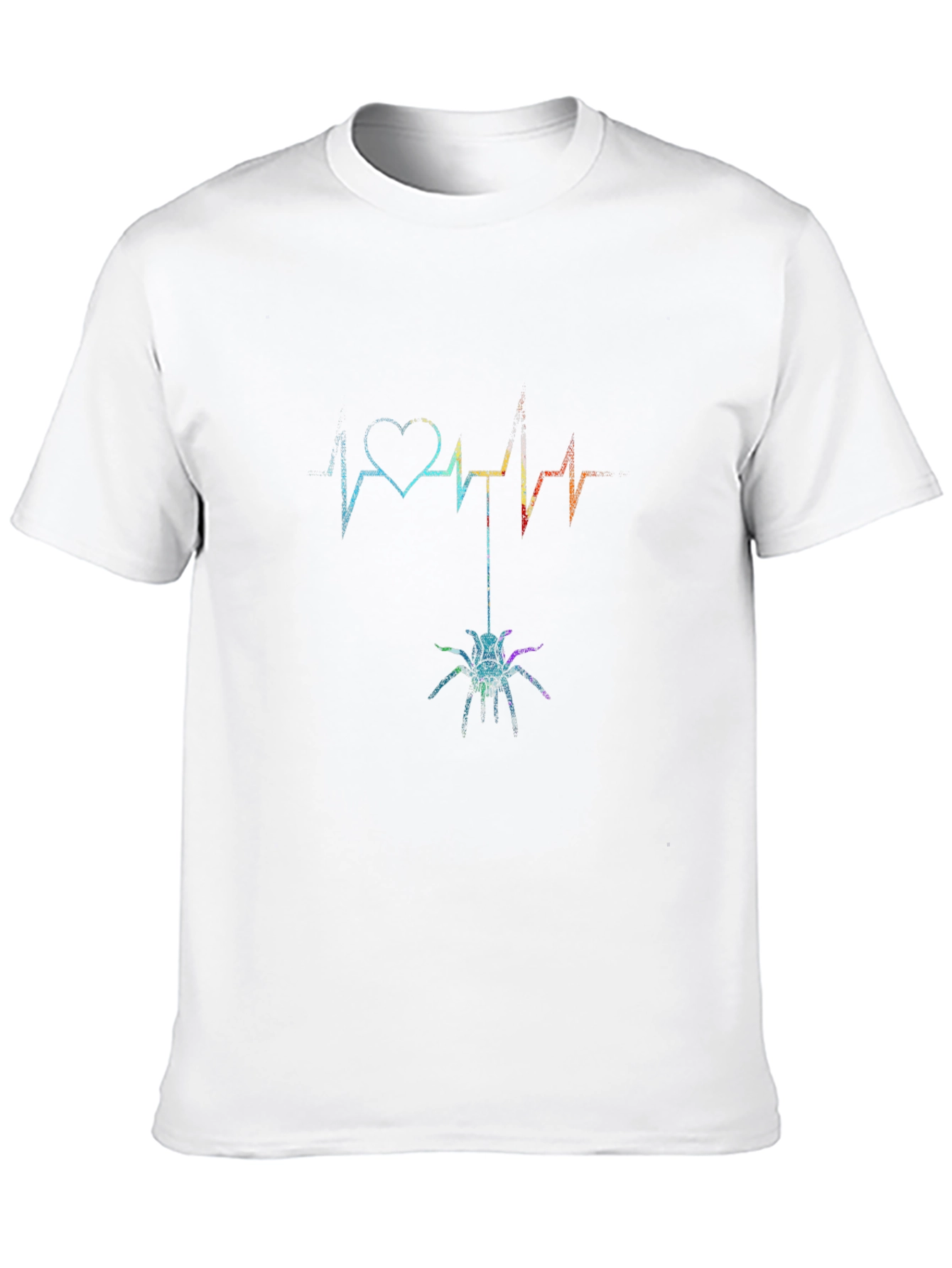 Heartbeat Spider Graphic Tee - Unique Design