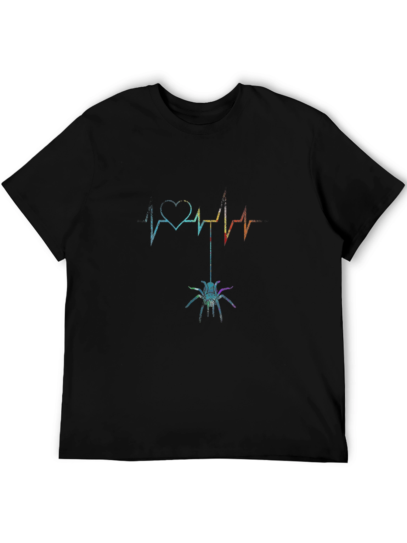 Heartbeat Spider Graphic Tee - Unique Design