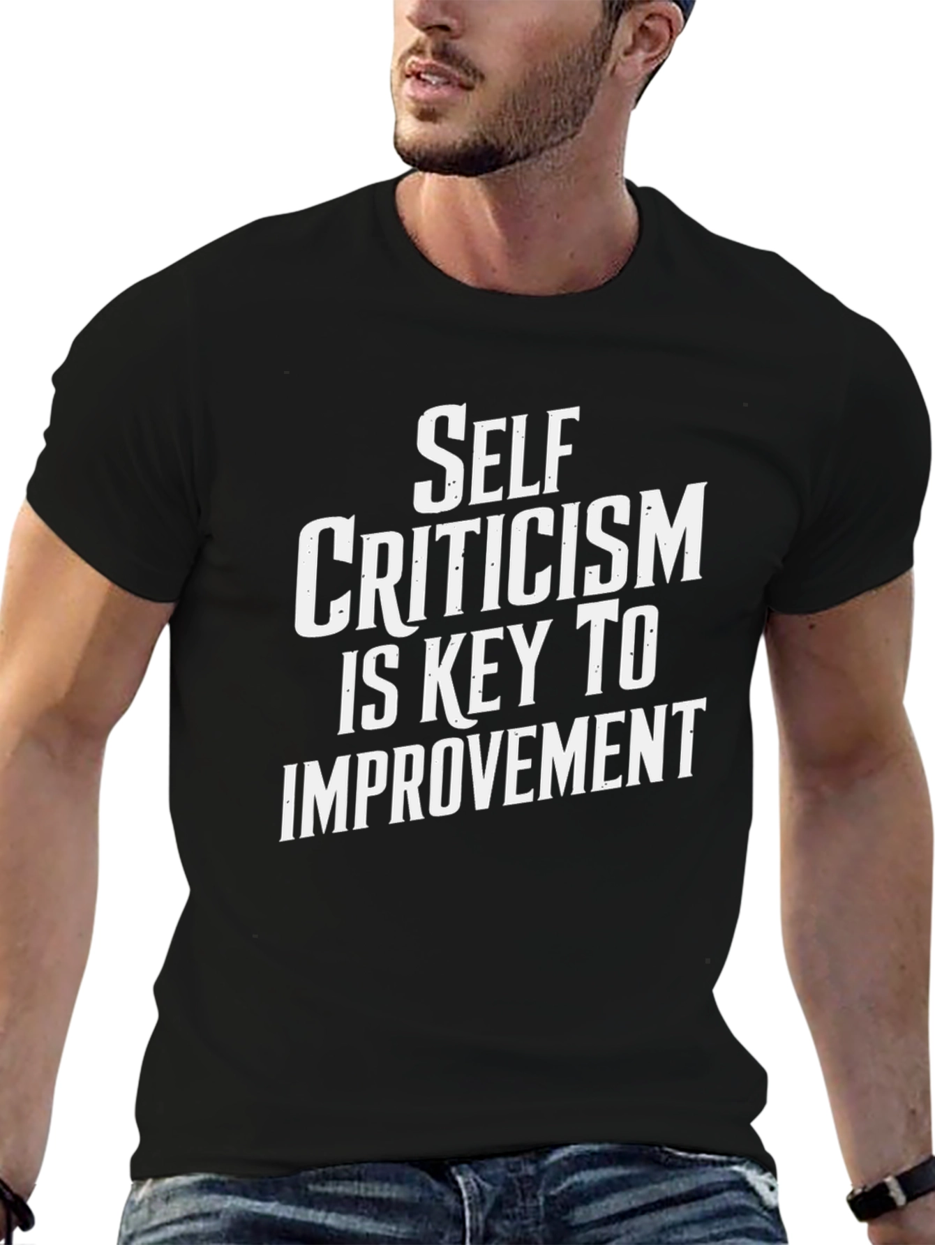 Self Criticism T-Shirt - Key to Improvement!