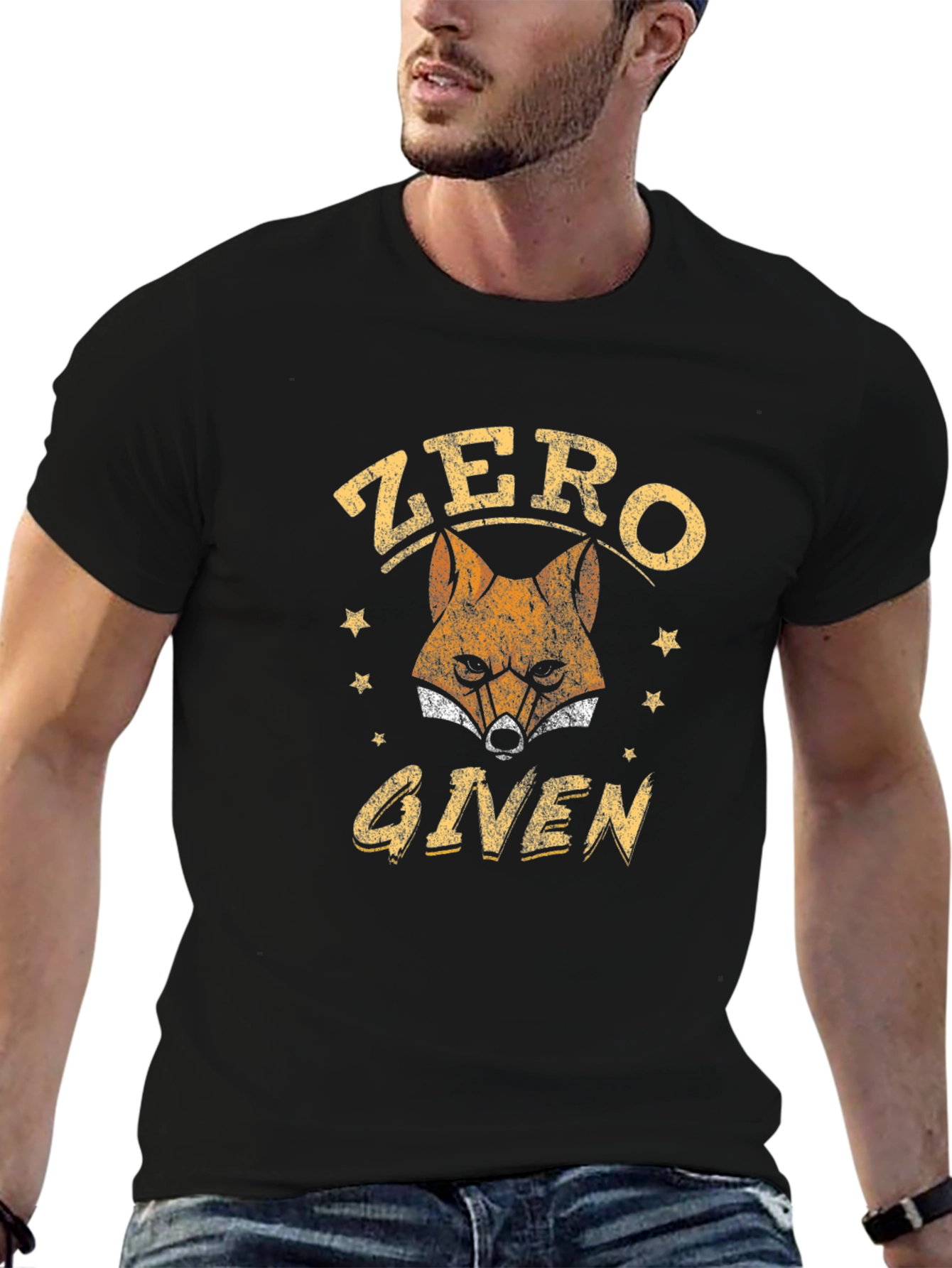 Zero Fox Given T-Shirt - Funny Animal Graphic Tee