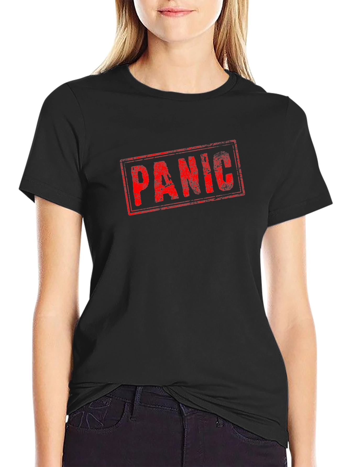Panic T-Shirt - Distressed Graphic Tee