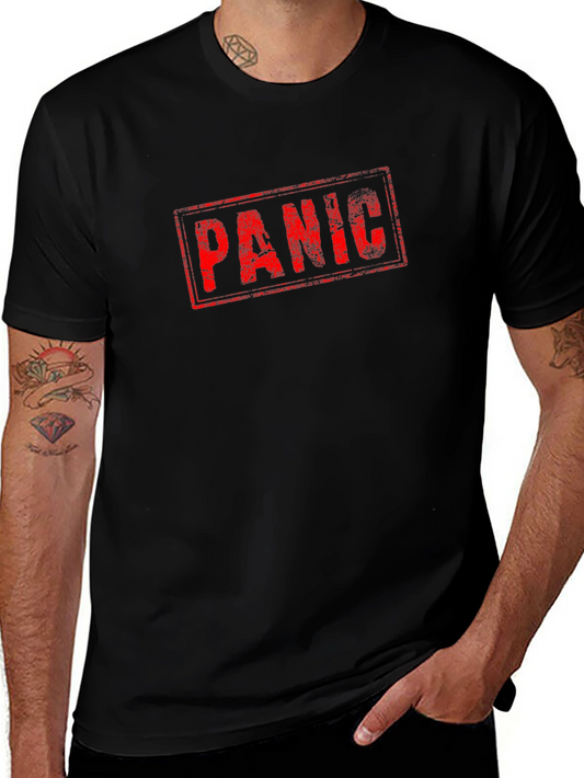 Panic T-Shirt - Distressed Graphic Tee