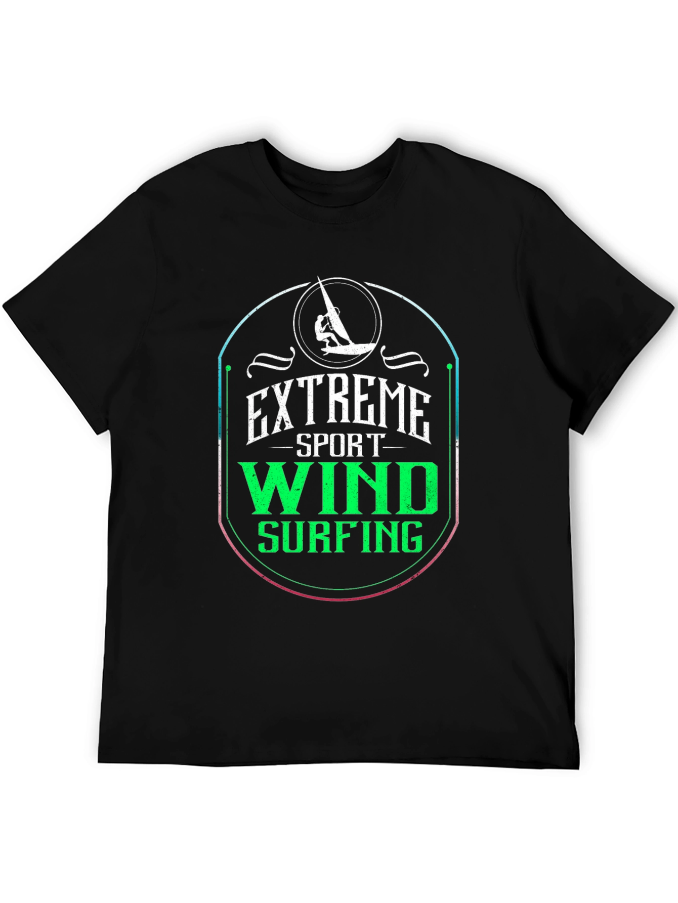 Extreme Sport Wind Surfing Graphic Tee