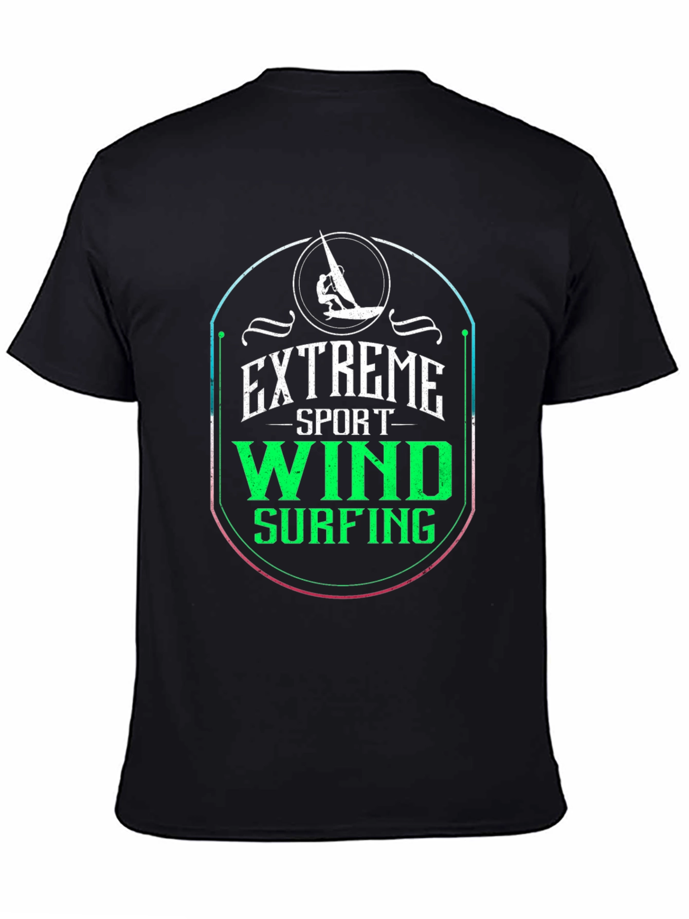 Extreme Sport Wind Surfing Graphic Tee