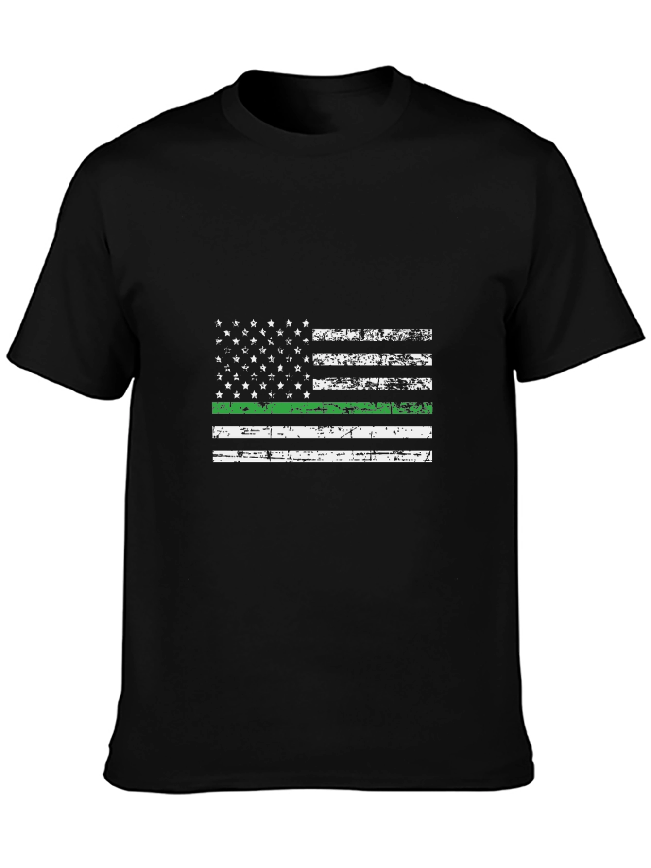 Thin Green Line American Flag Tee
