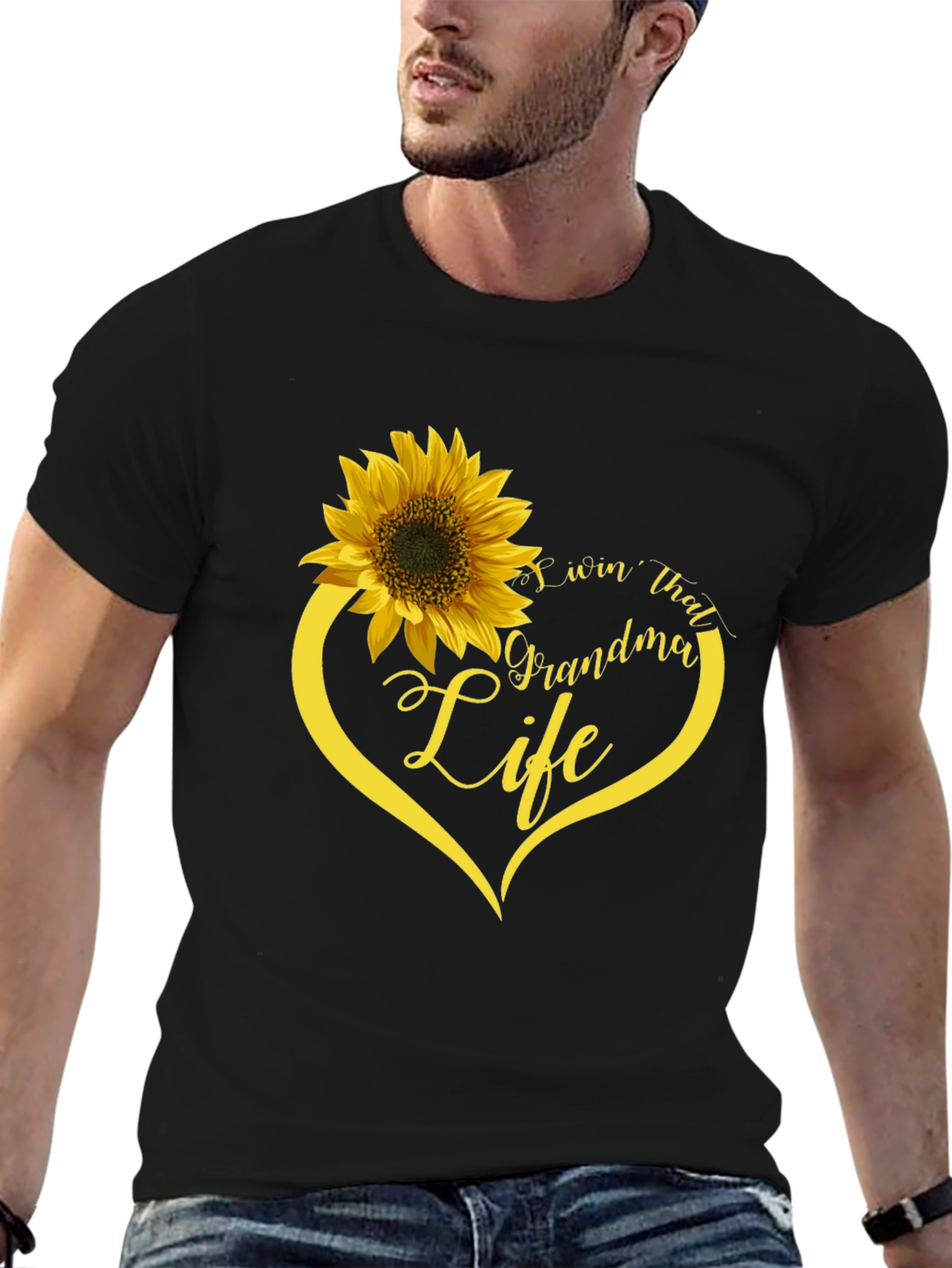 Livin That Grandma Life Sunflower T-Shirt