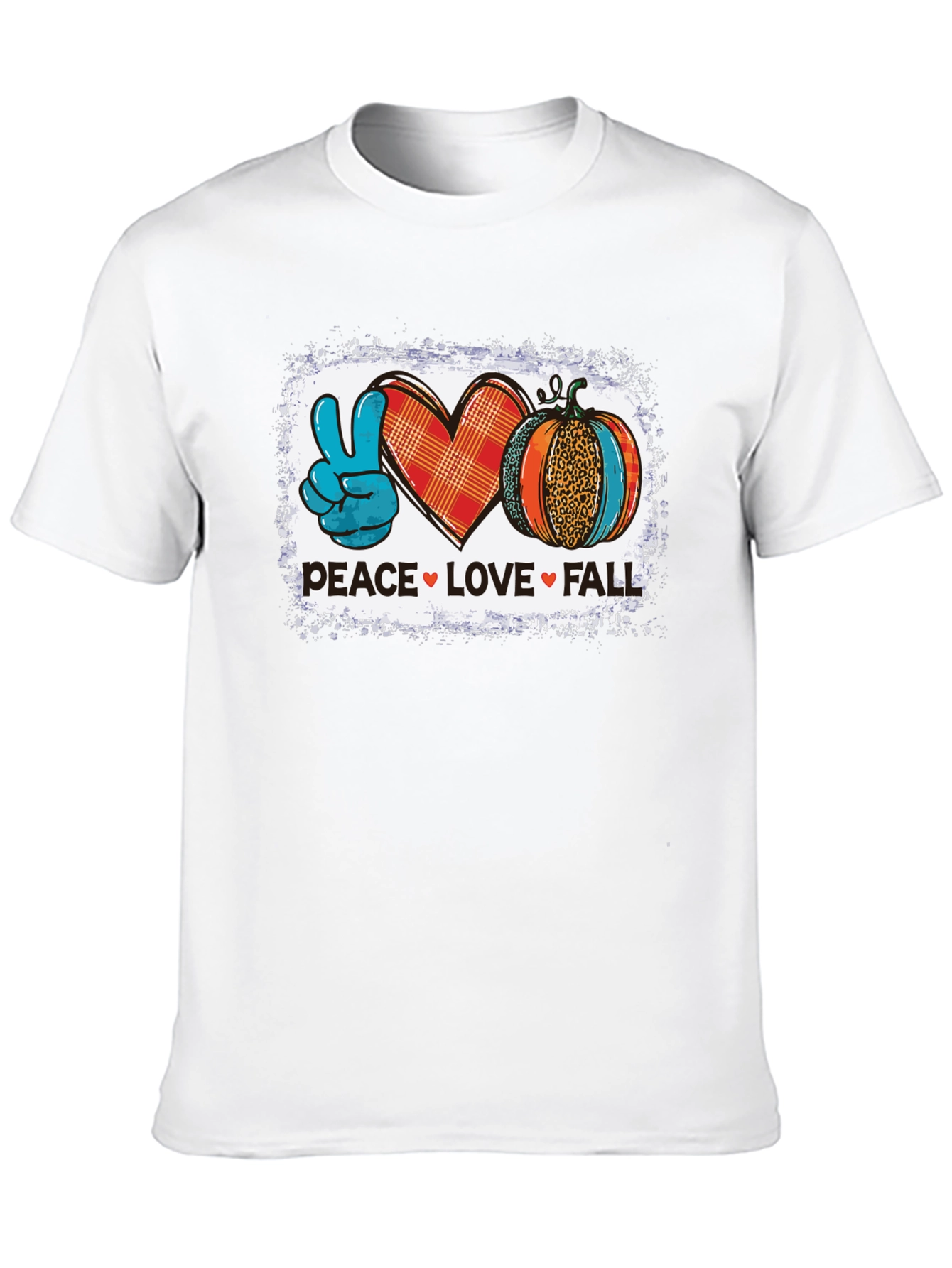 Peace Love Fall Graphic T-Shirt