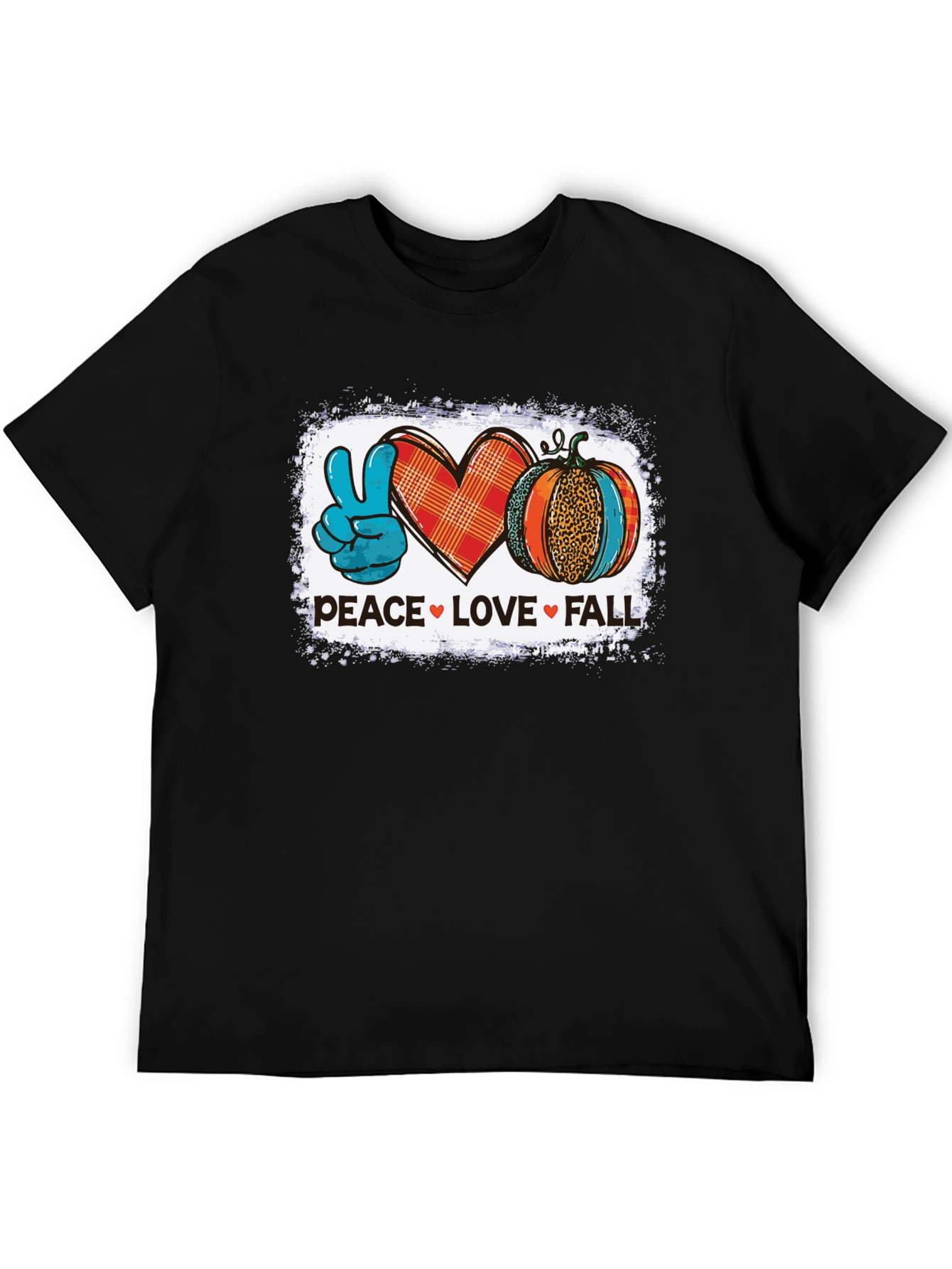 Peace Love Fall Graphic T-Shirt