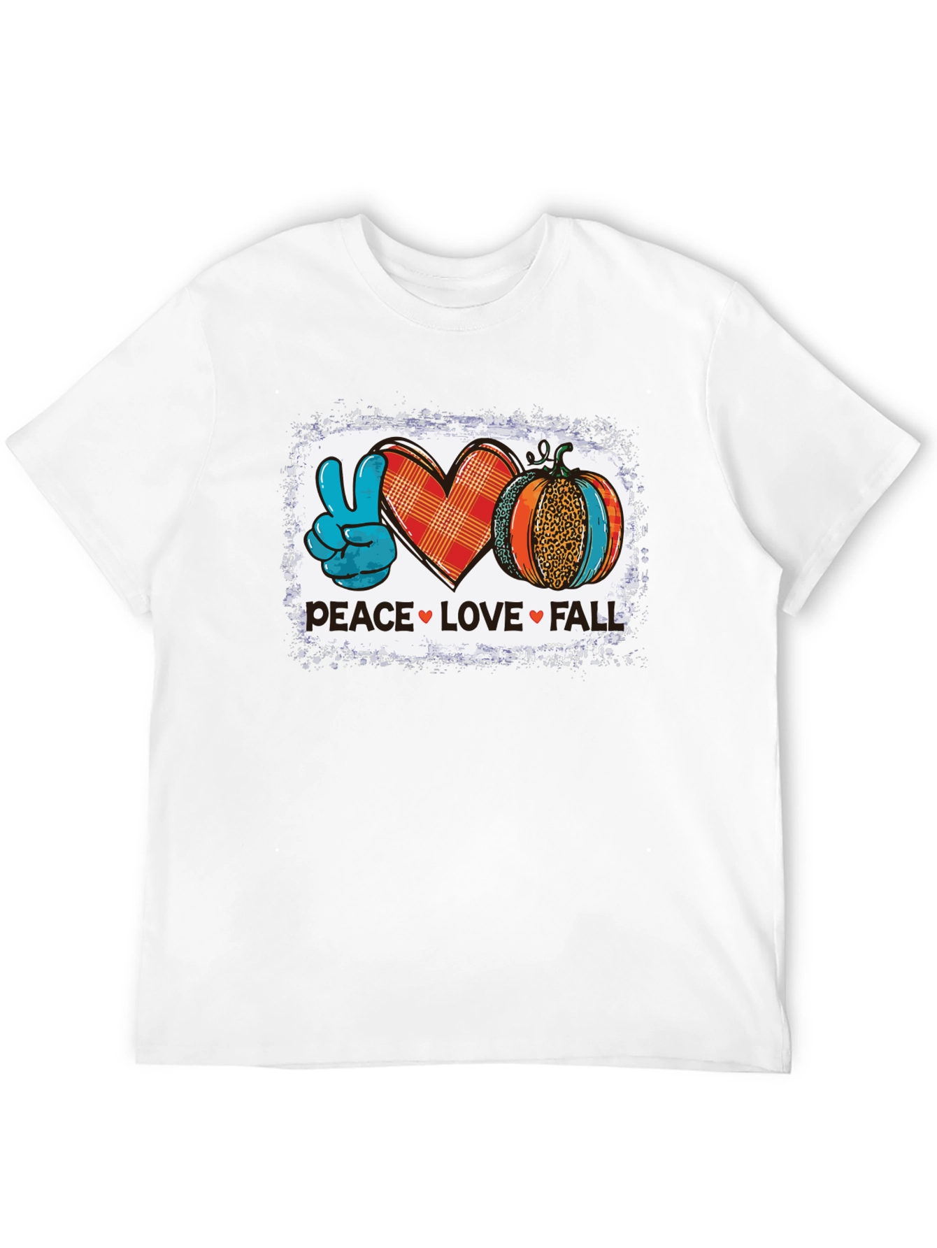 Peace Love Fall Graphic T-Shirt