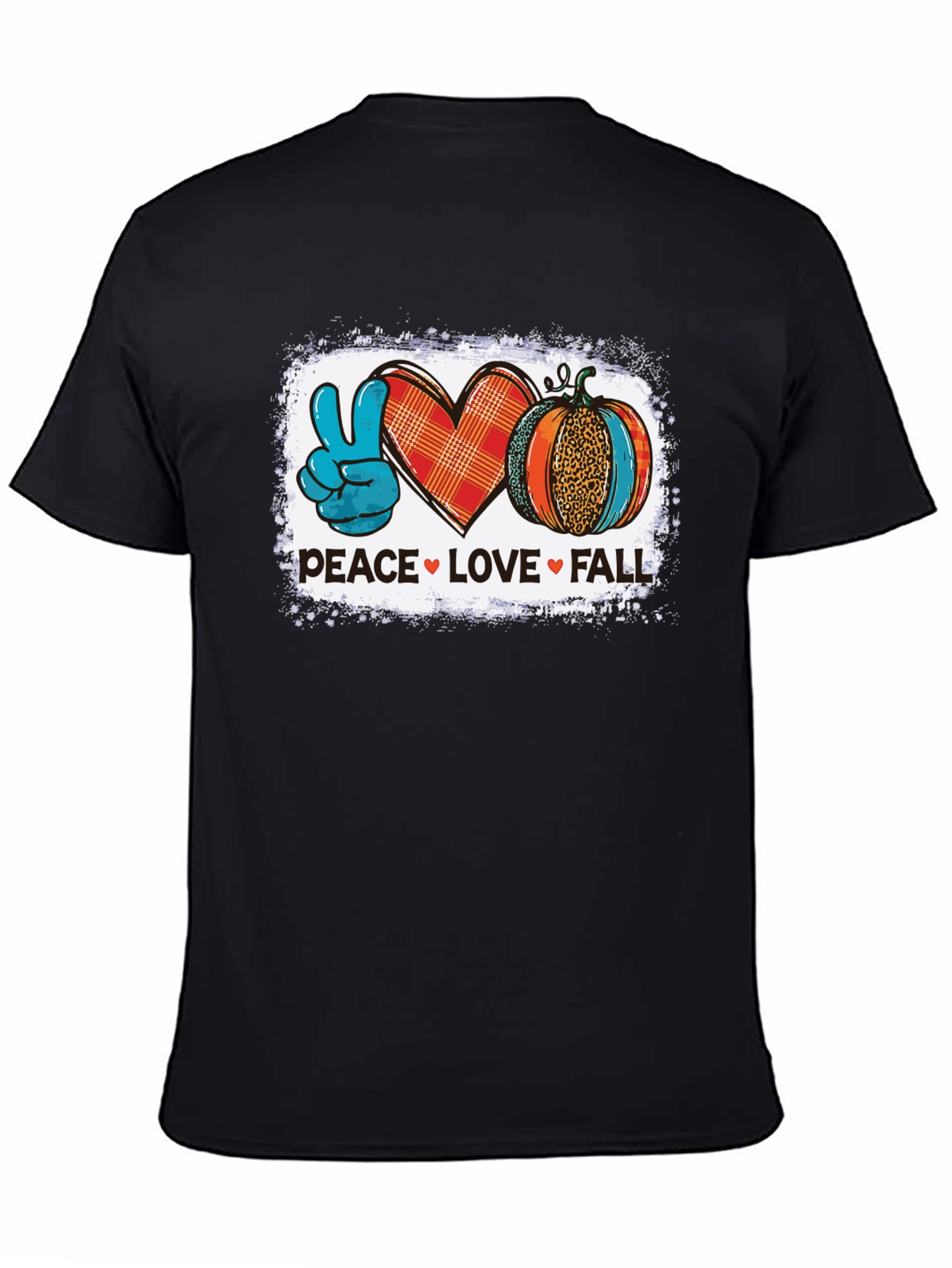 Peace Love Fall Graphic T-Shirt