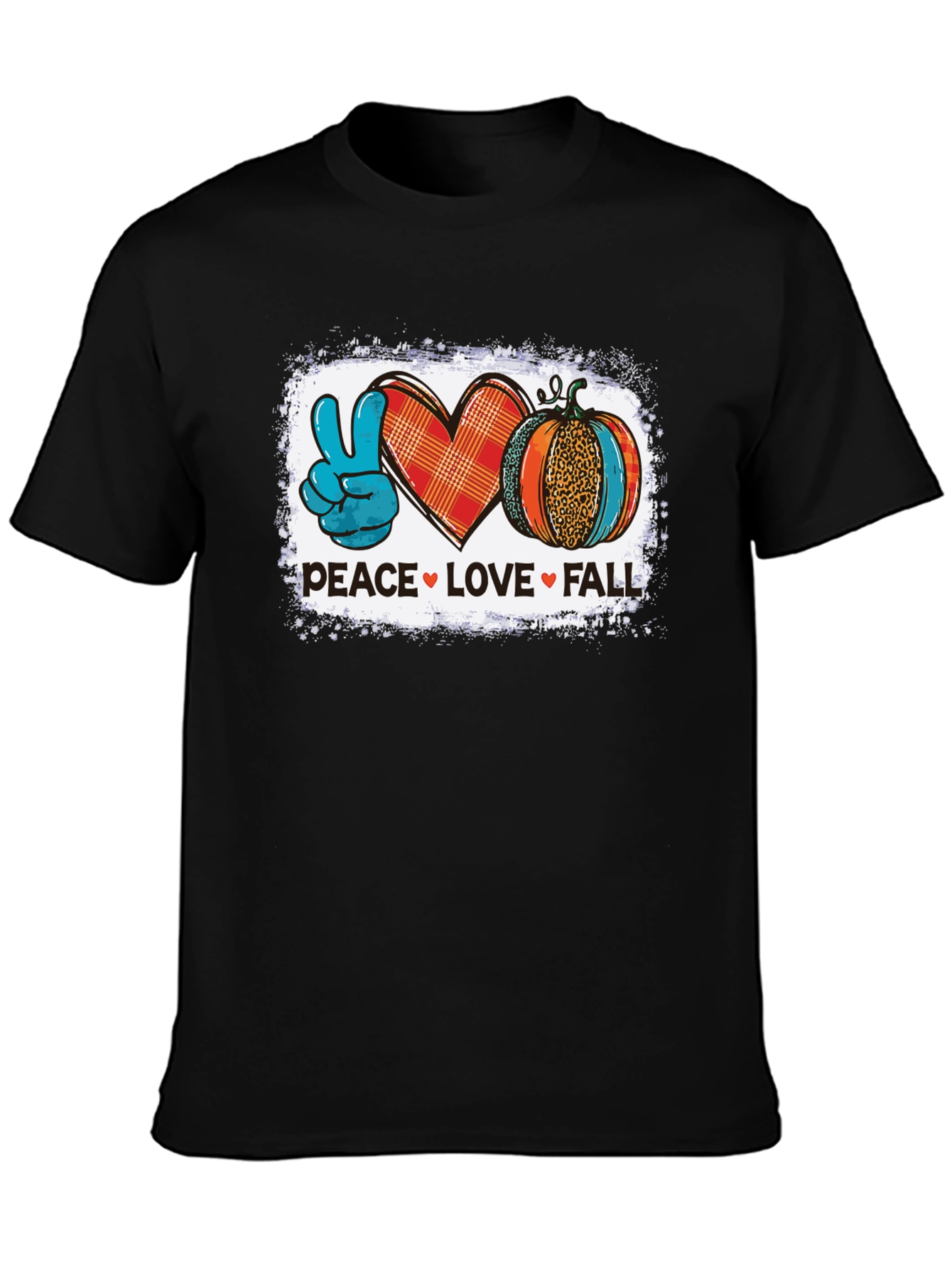 Peace Love Fall Graphic T-Shirt