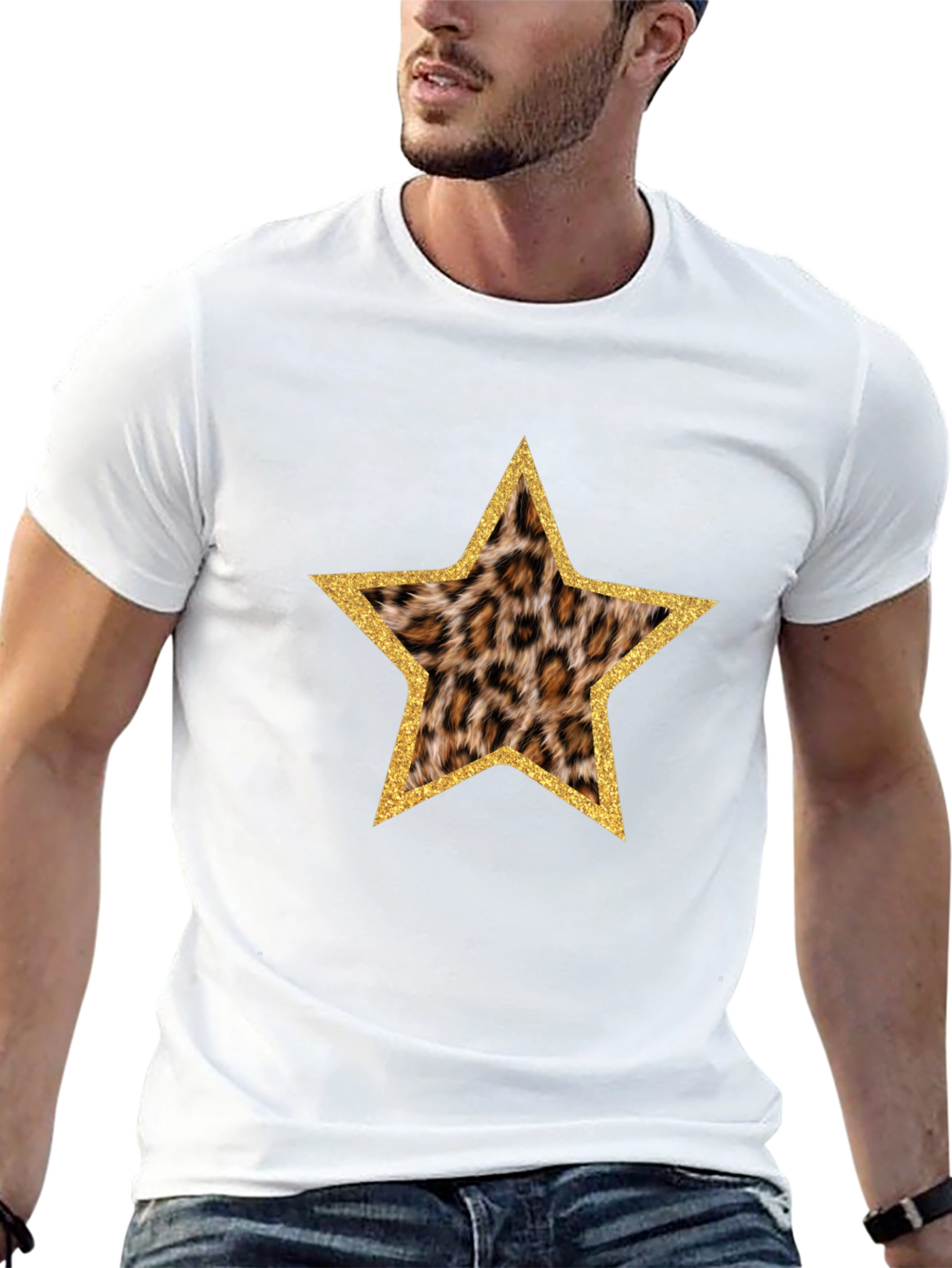 Leopard Star Print T-Shirt