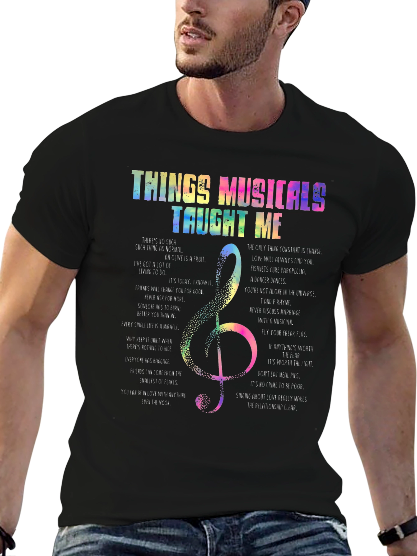 Things Musicals Taught Me T-Shirt