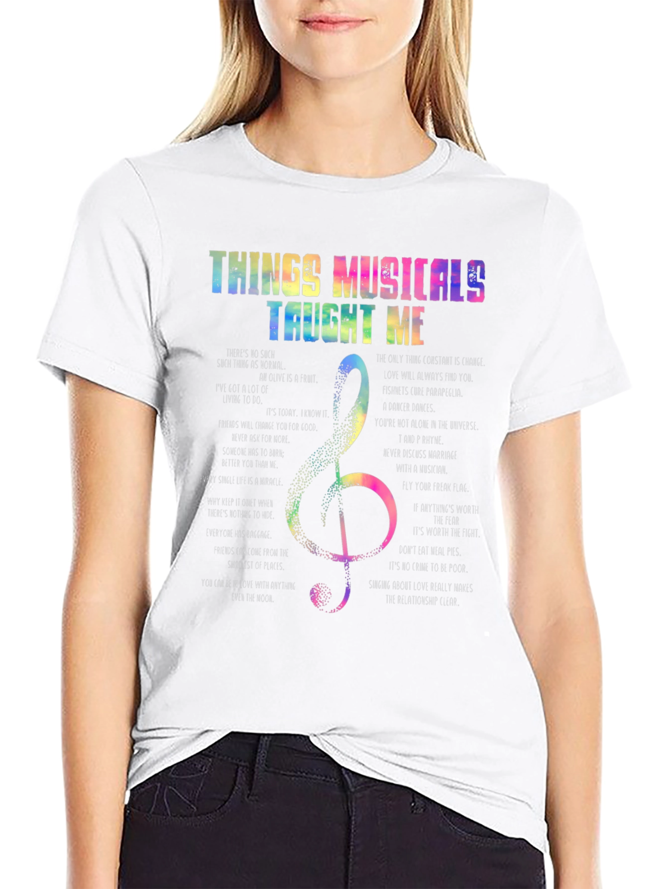 Things Musicals Taught Me T-Shirt