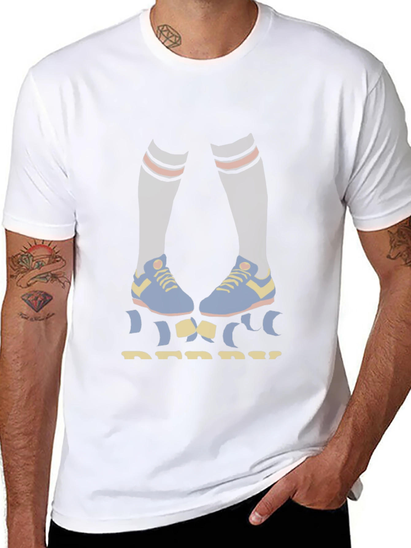 Retro Runner Graphic Tee - Athletic Style