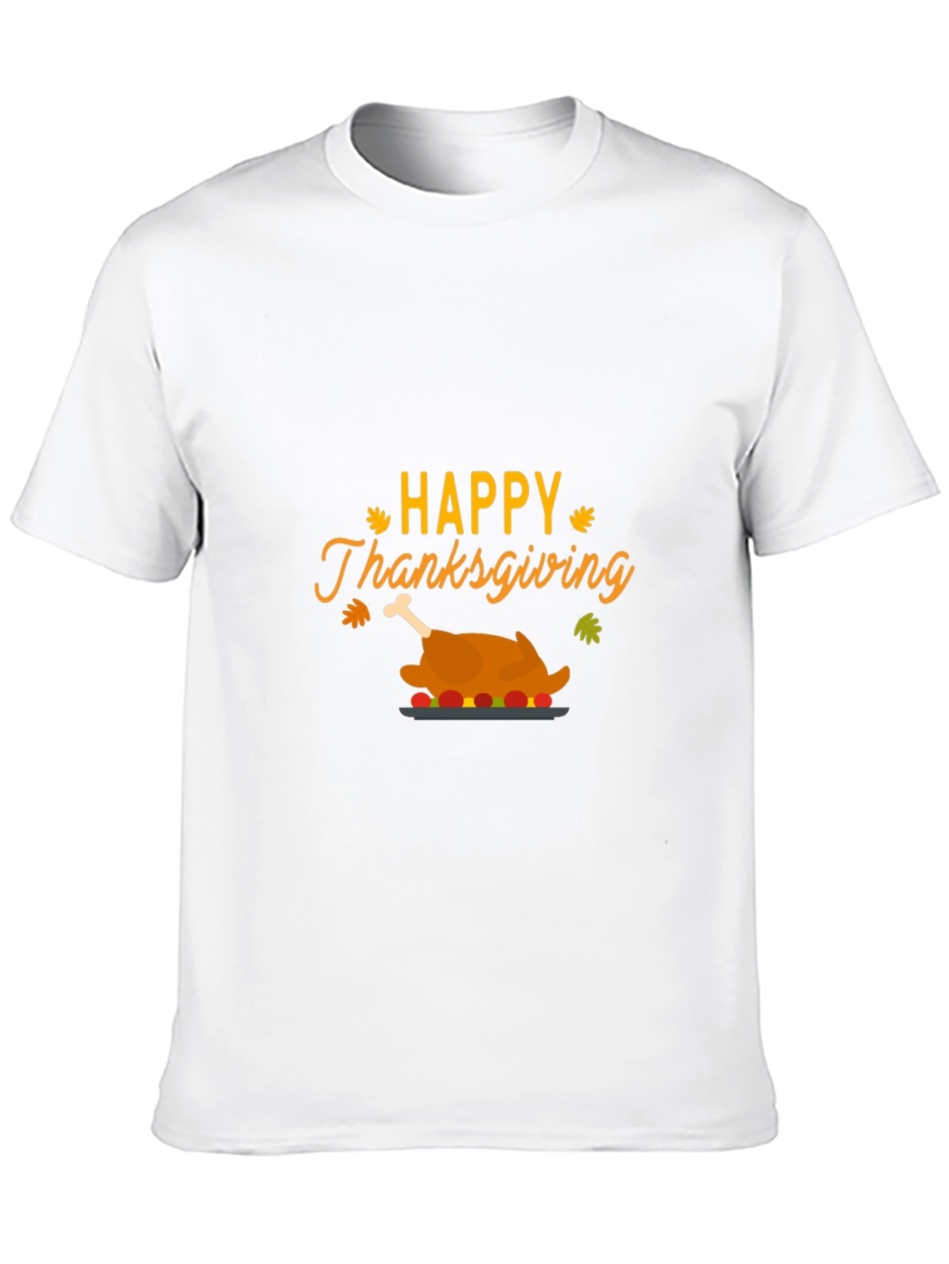 Happy Thanksgiving Turkey T-Shirt - Festive Holiday Apparel