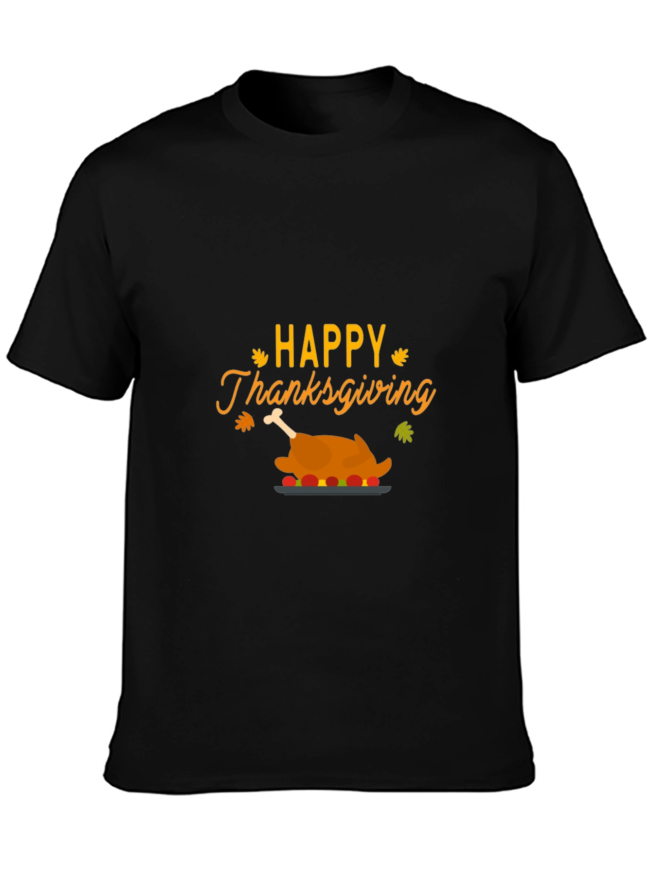 Happy Thanksgiving Turkey T-Shirt - Festive Holiday Apparel