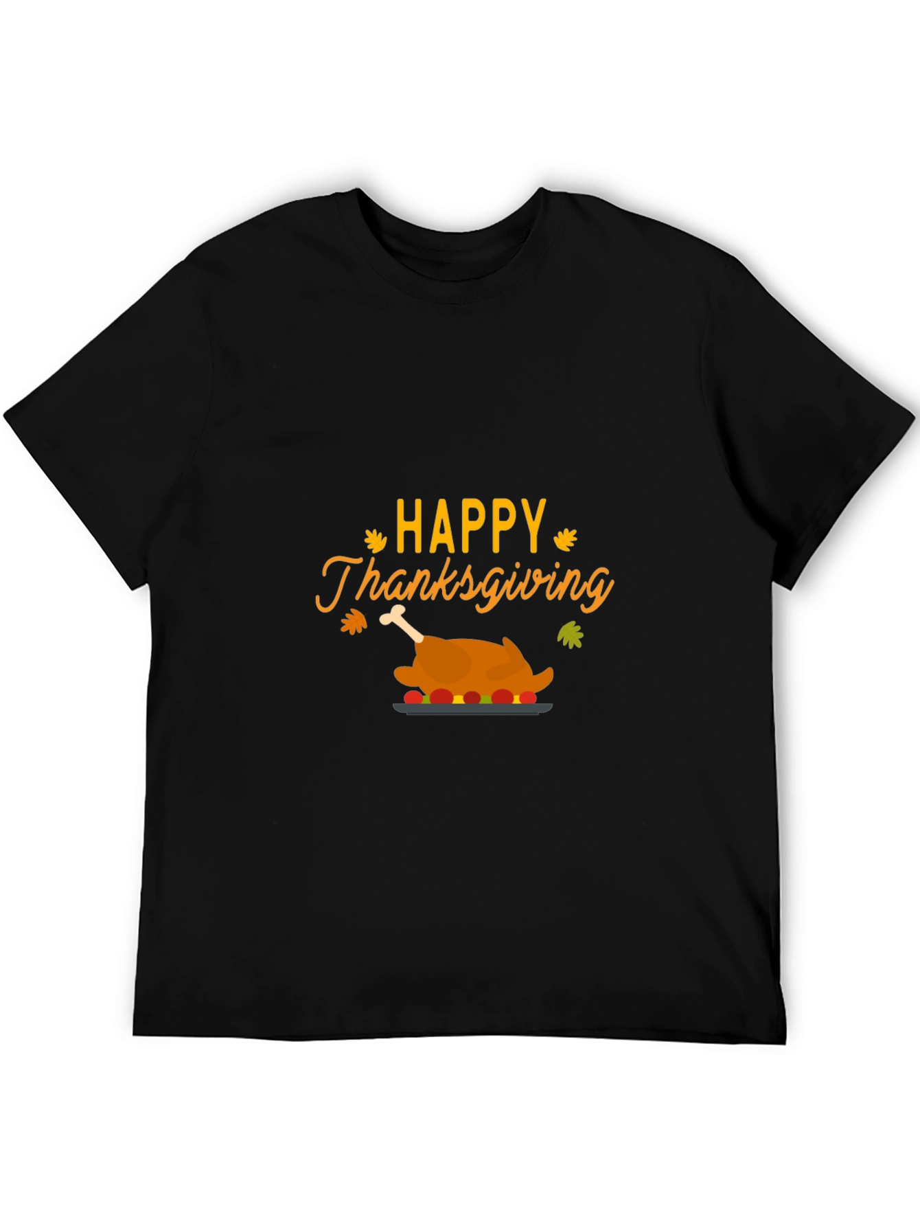 Happy Thanksgiving Turkey T-Shirt - Festive Holiday Apparel