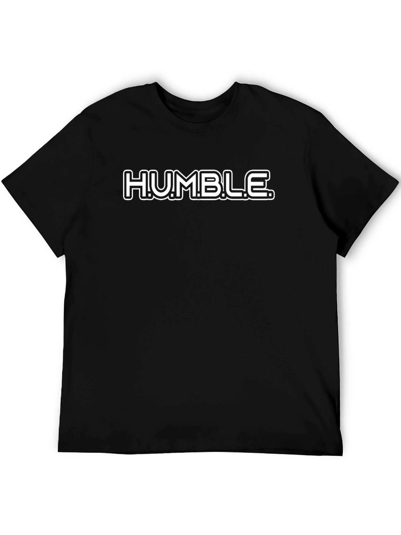 Humble Black Graphic T-Shirt - Mens Casual Wear