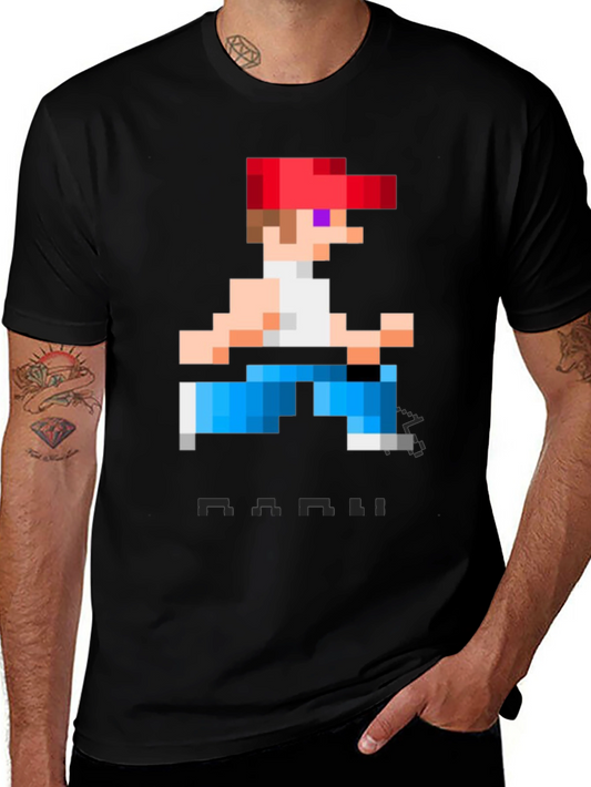 Retro Pixel Game T-Shirt - Cool Graphic Tee