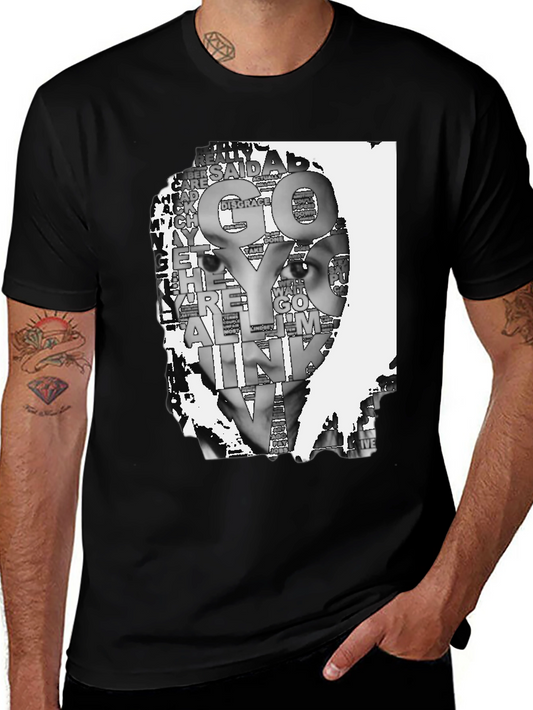Go Live Graphic Black T-Shirt